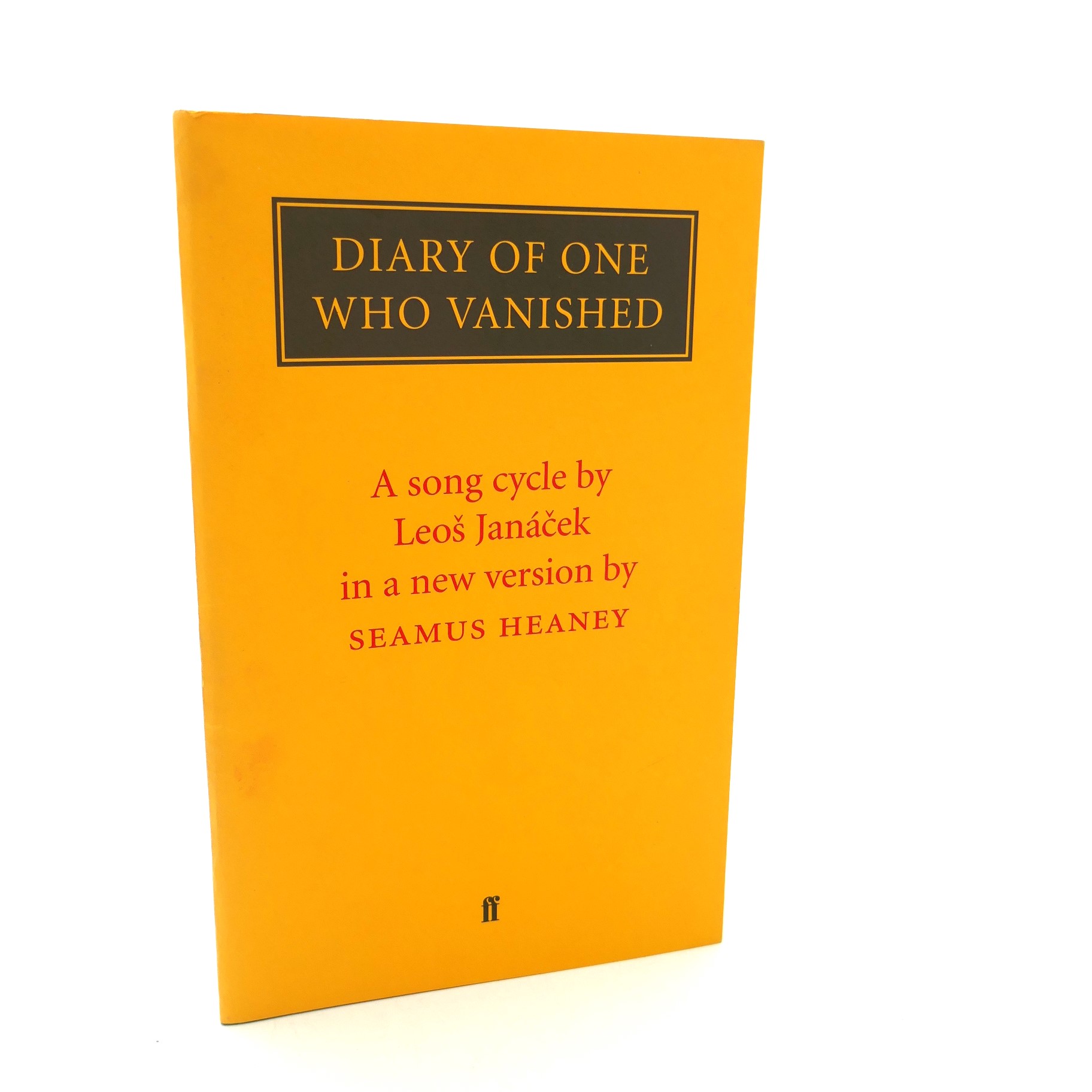 Diary Of One Who Vanished. Signed Copy (1999)