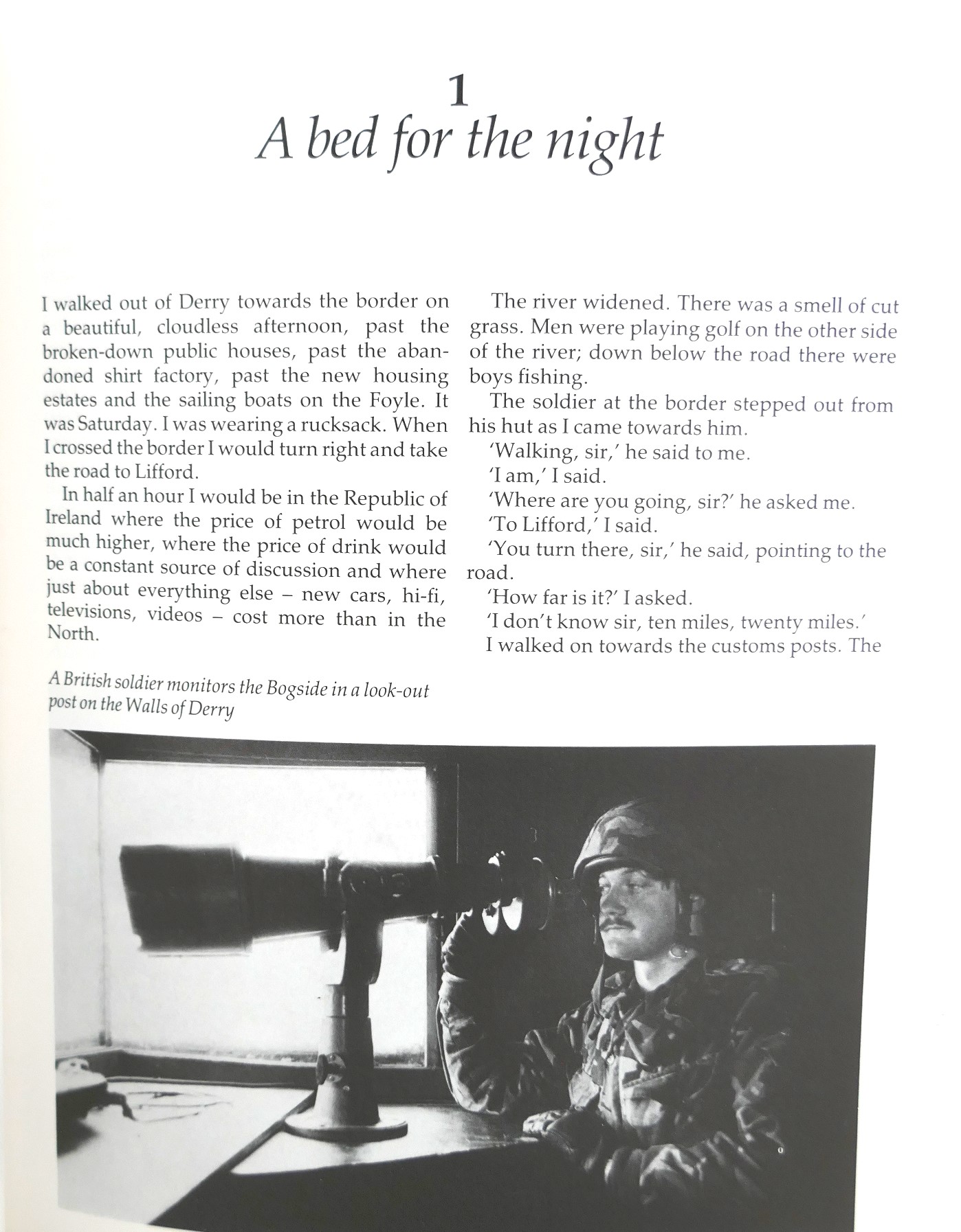 Walking Along the Border. Signed Copy (1987) - Image 3