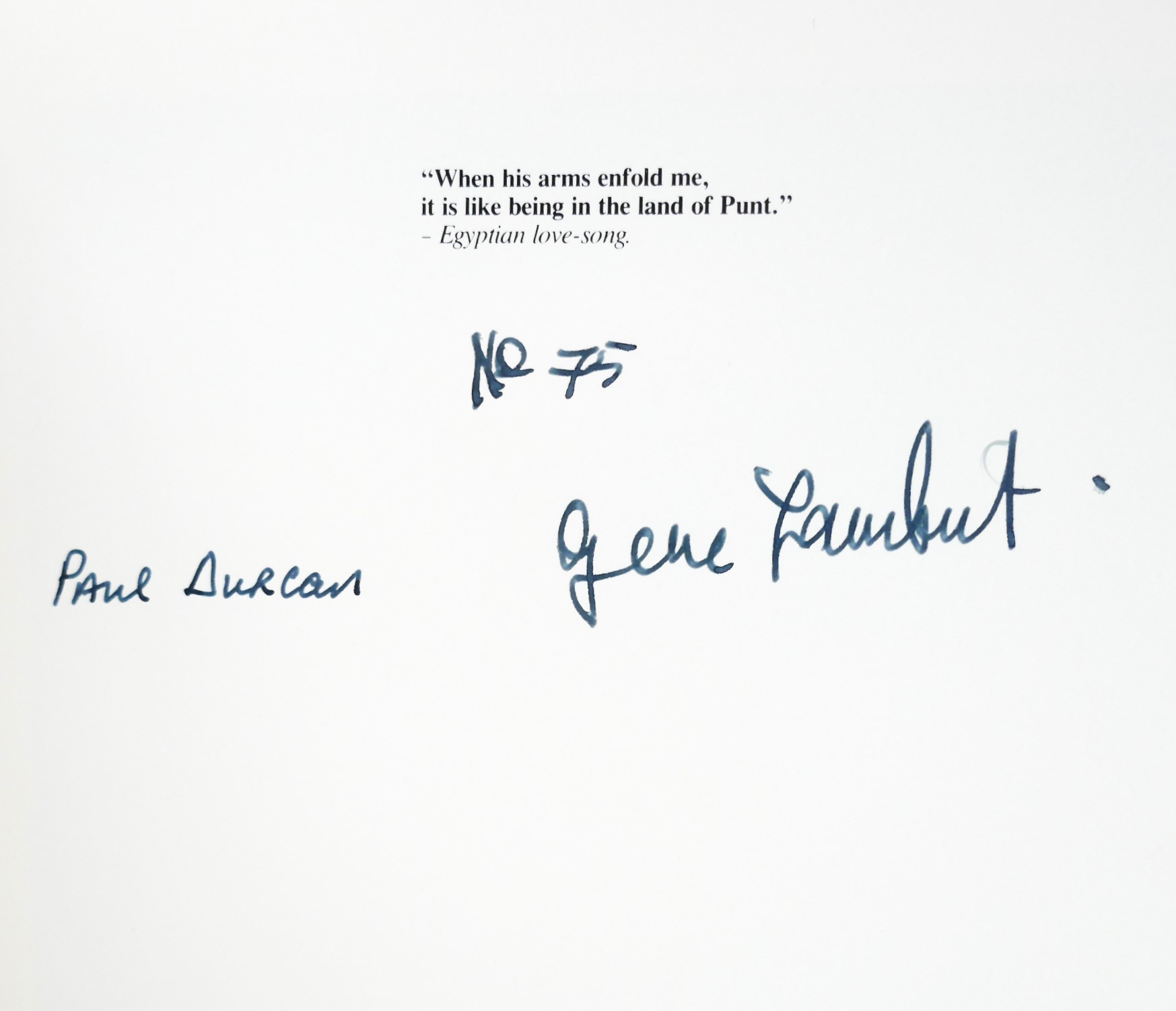 In the Land of Punt. Limited Signed Edition (1988) - Image 2