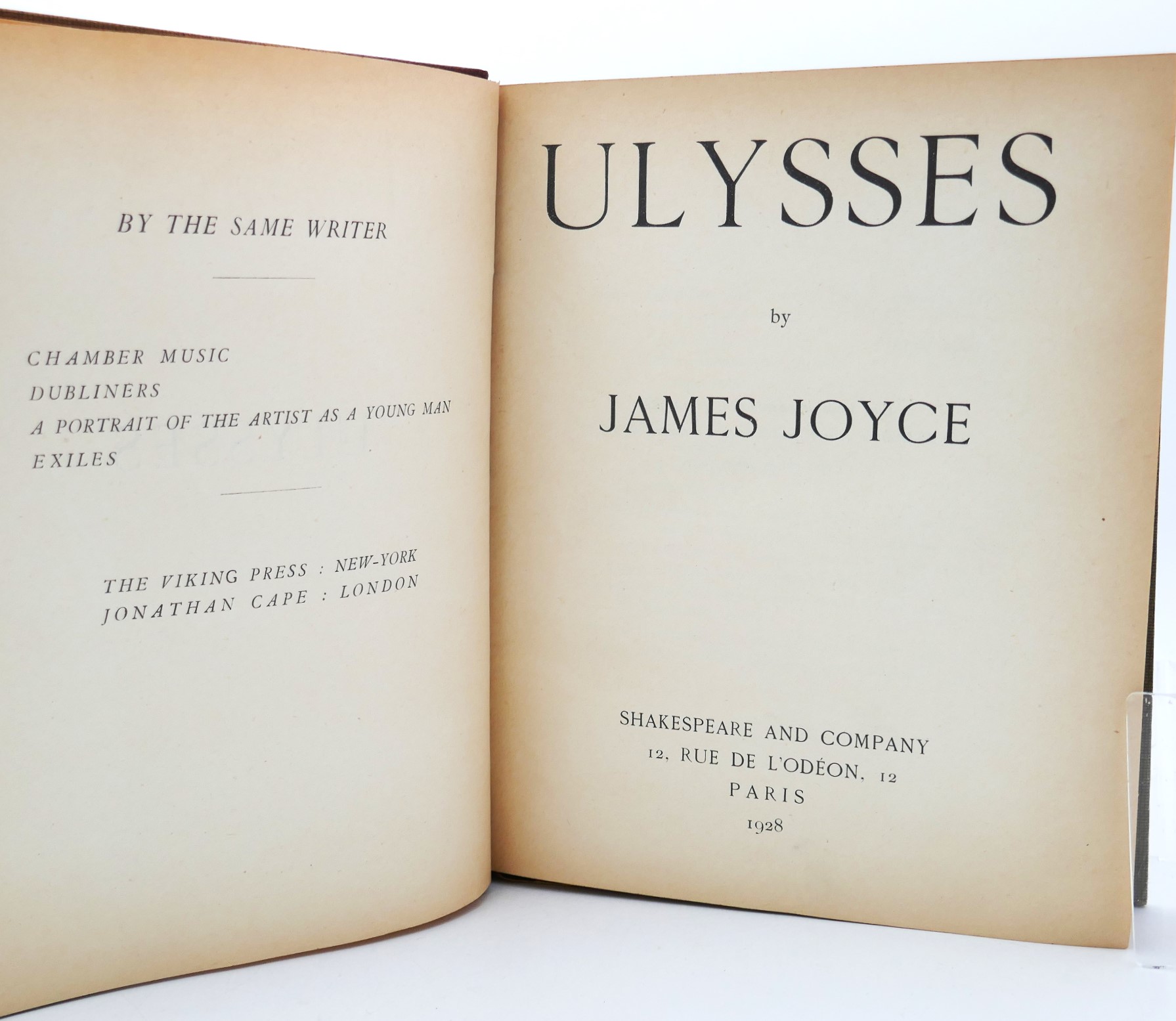Ulysses. Presentation Copy From Sylvia Beach (1928) - Image 3