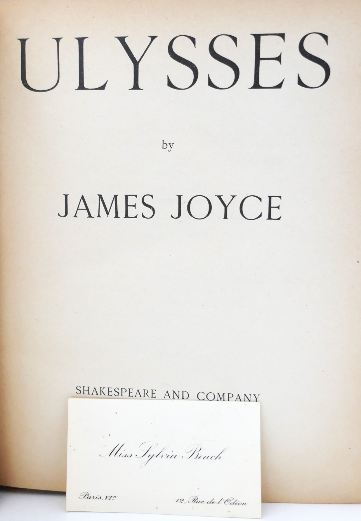 Ulysses. Presentation Copy From Sylvia Beach (1928) - Image 4