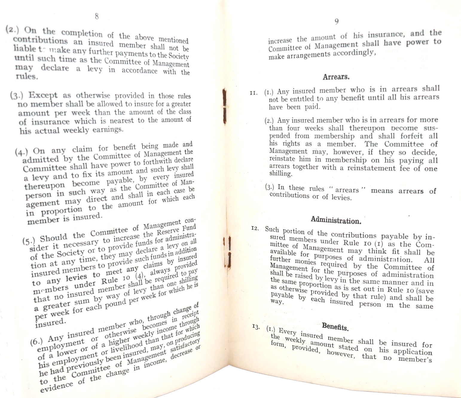 Rules of An Cumann Cosanta. Offices: Irish Volunteer (1915) - Image 3