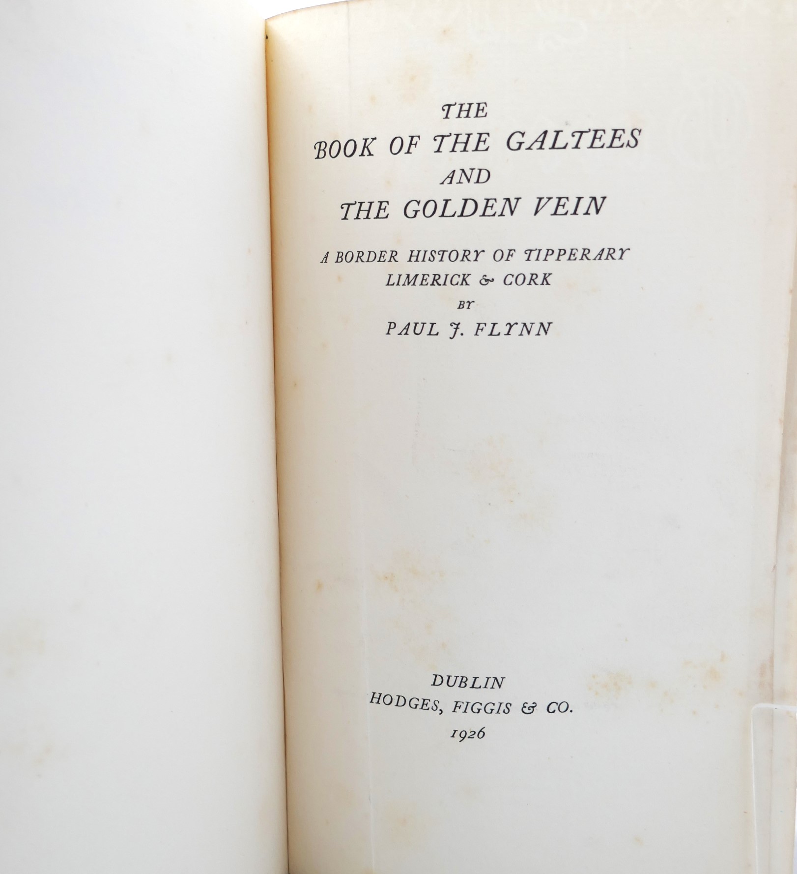 The Book of the Galtees and The Golden Vein (1926) - Image 3
