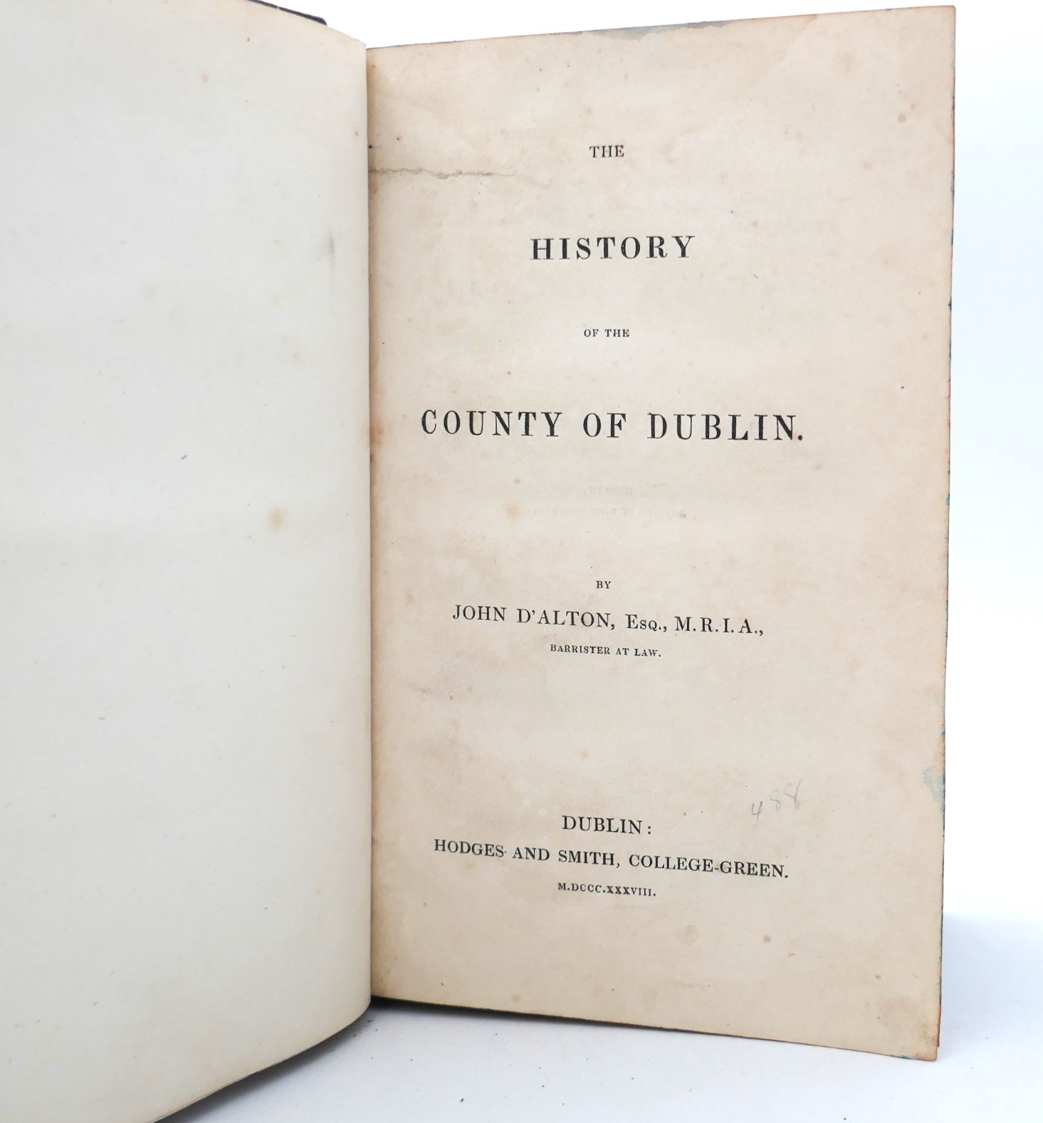 The History of the County of Dublin (1838) - Image 2