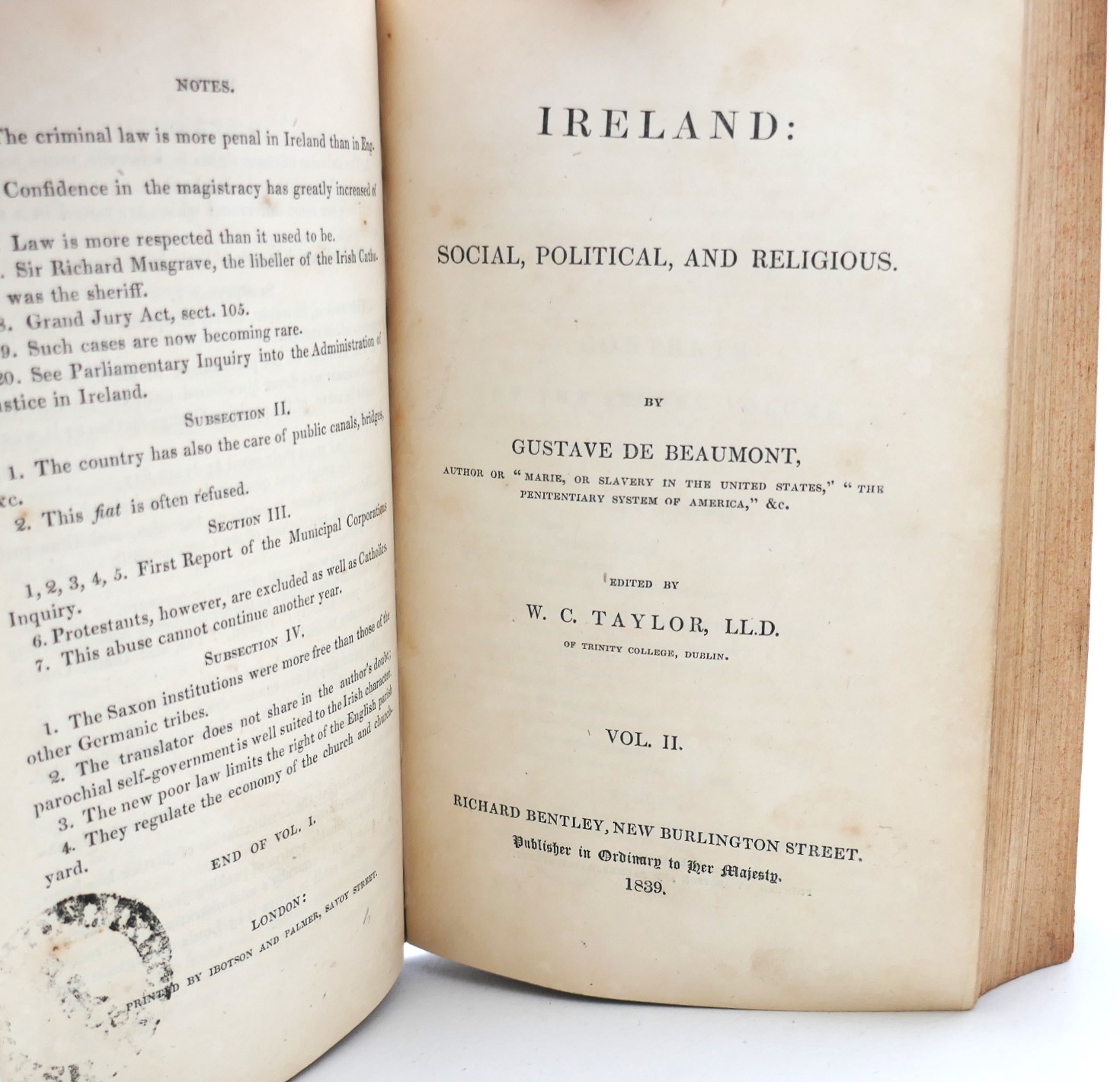 Ireland: Social, Political, and Religious (1839) - Image 3
