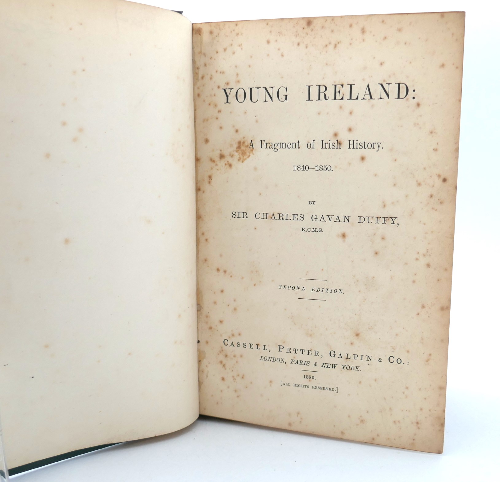 Young Ireland. A Fragment of Irish History (1880) - Image 2
