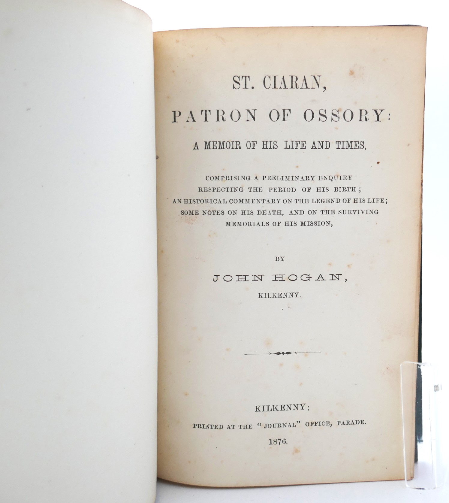 St. Ciaran Patron of Ossory. A Memoir of his Life (1876) - Image 2
