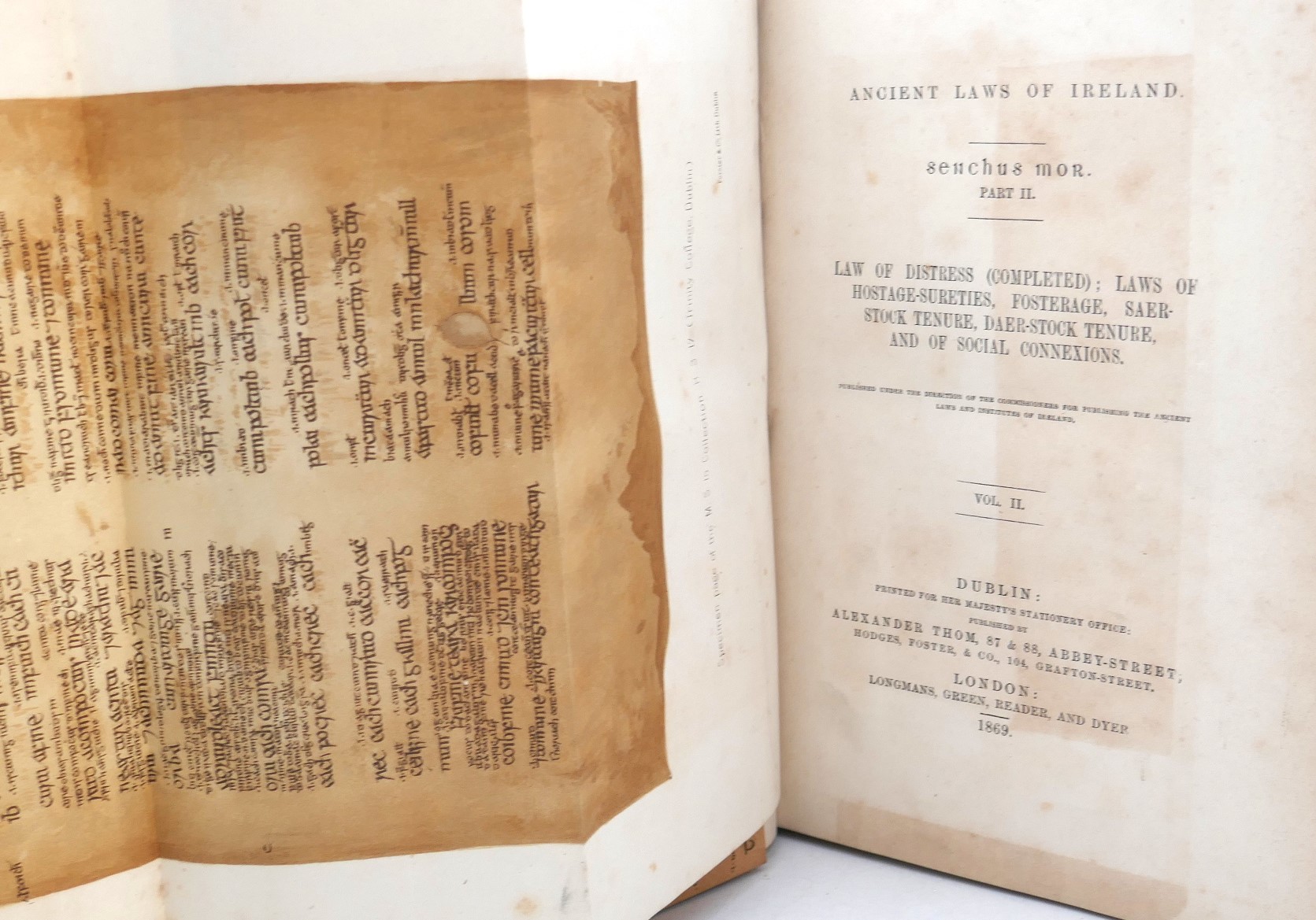 Ancient Laws of Ireland (Senchus Mor). Six Volumes (1865-1901) - Image 3