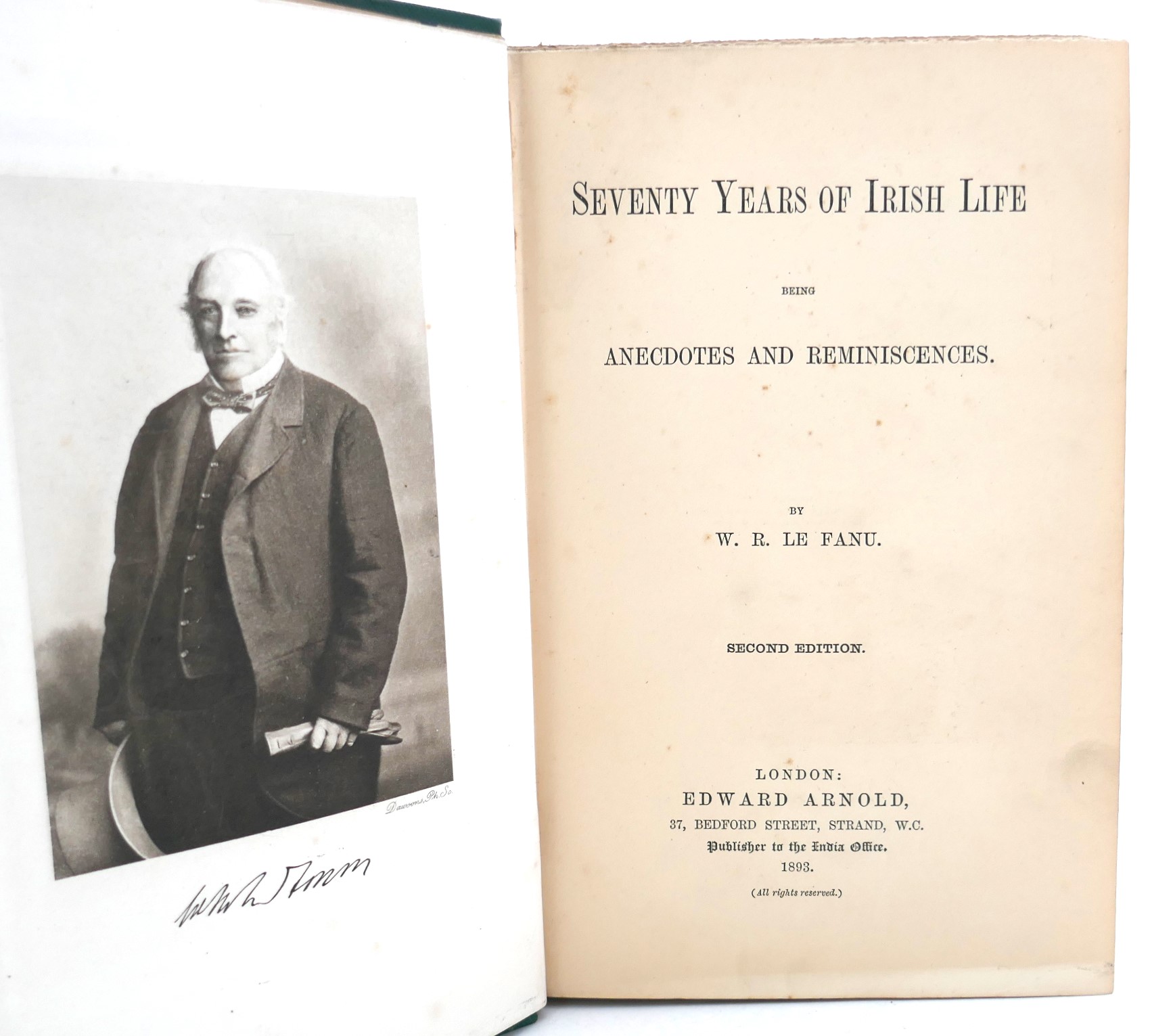 Seventy Years of Irish Life. Anecdotes and Reminiscences (1893) - Image 2