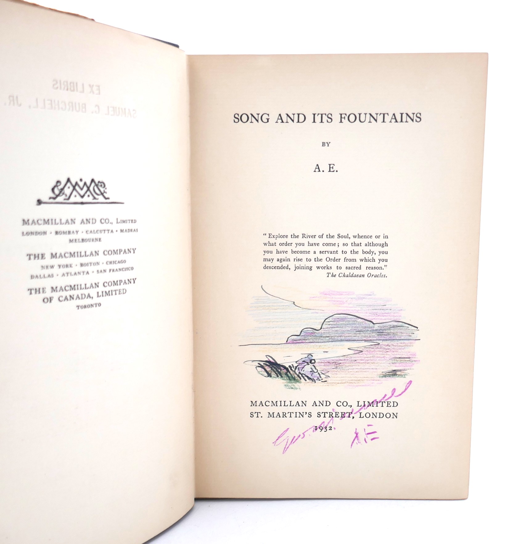 Song and its Fountains. With Sketch by the Author (1932) - Image 3