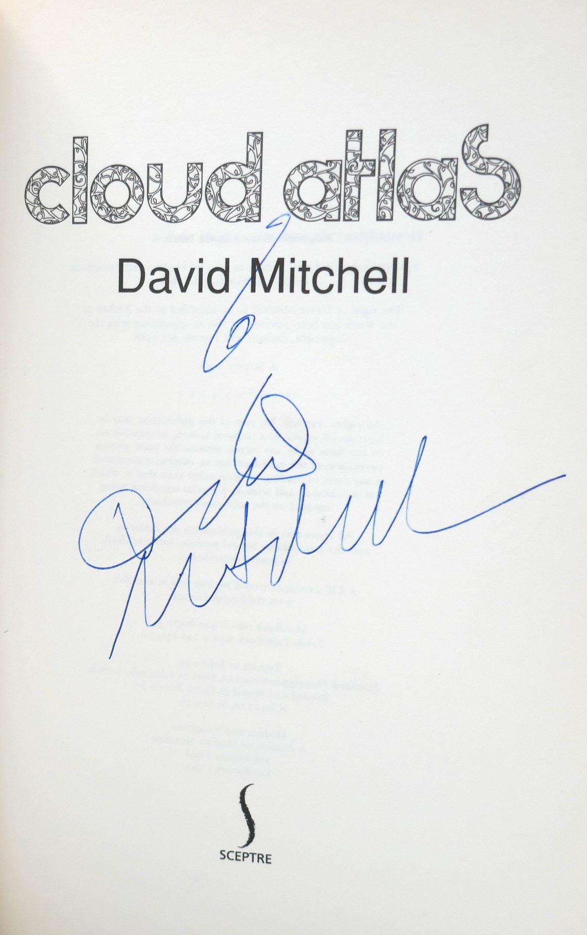 Cloud Atlas. Signed by the Author (2004) - Image 2