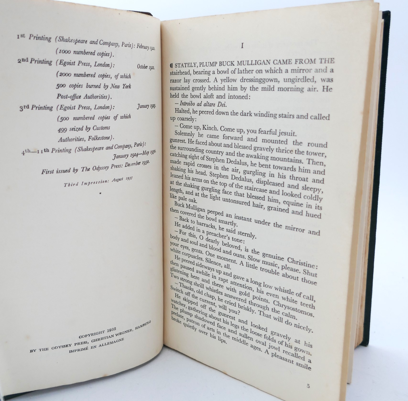 Ulysses. Odyssey Press (1935) - Image 3