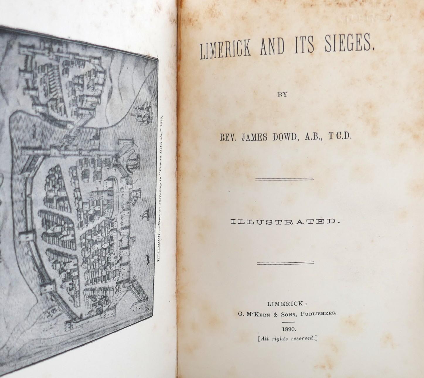 Limerick and its Sieges. First Edition (1890) - Image 2