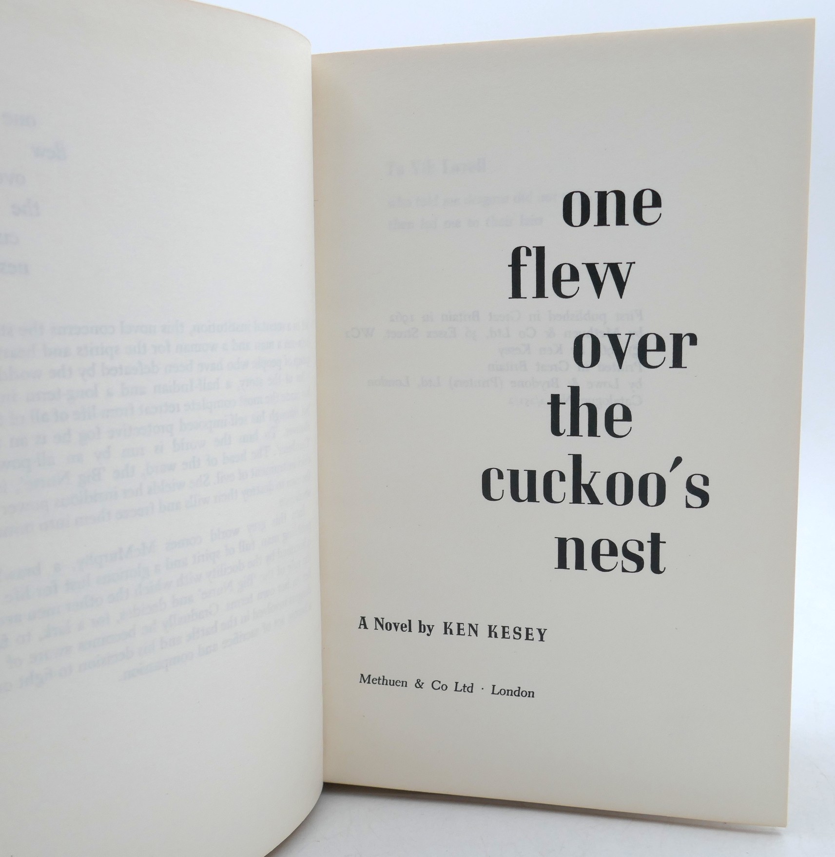 One Flew Over the Cuckoo's Nest. First British Edition (1962) - Image 4