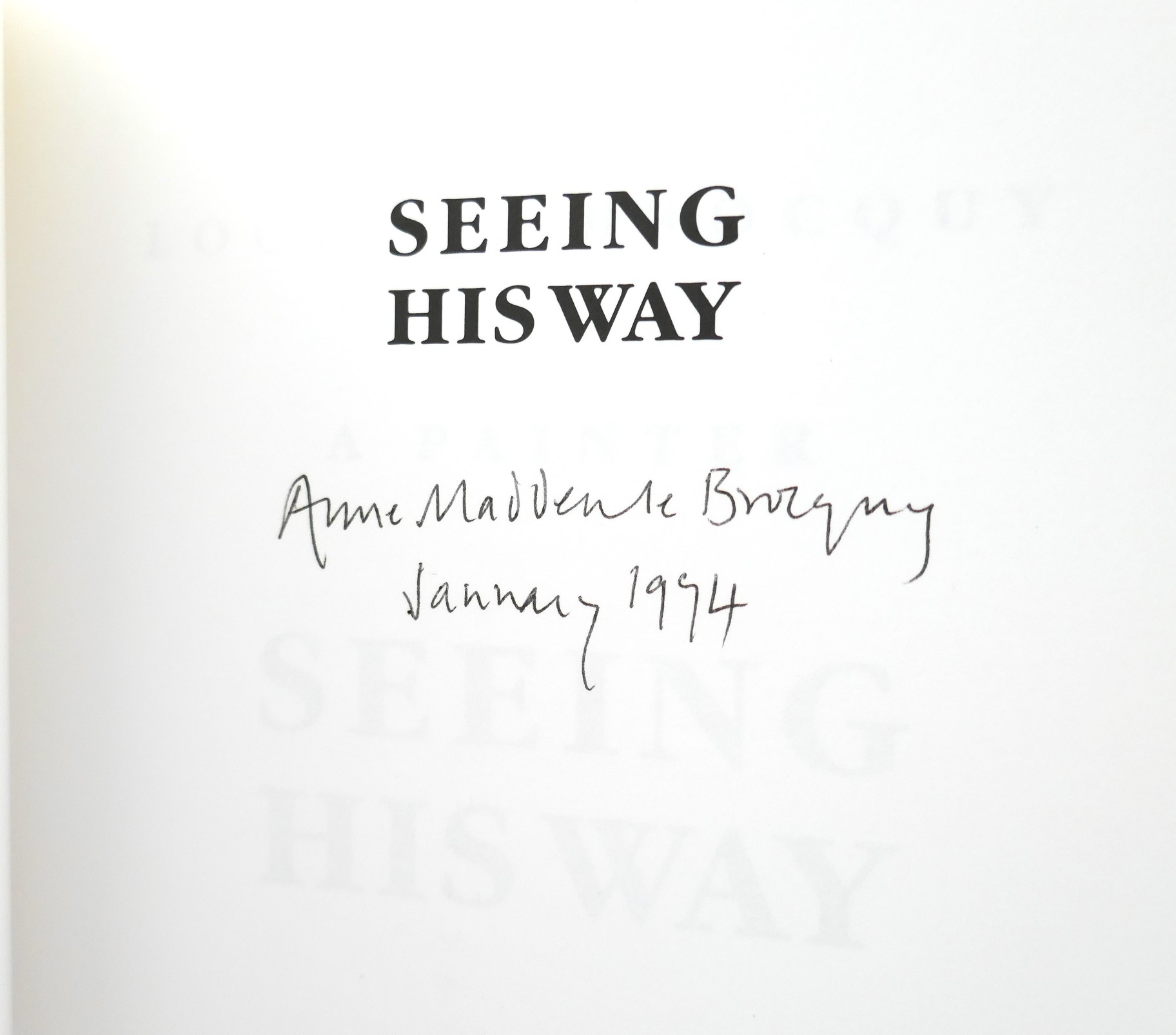 Louis LeBrocquy. A Painter Seeing His Way (1994) - Image 2