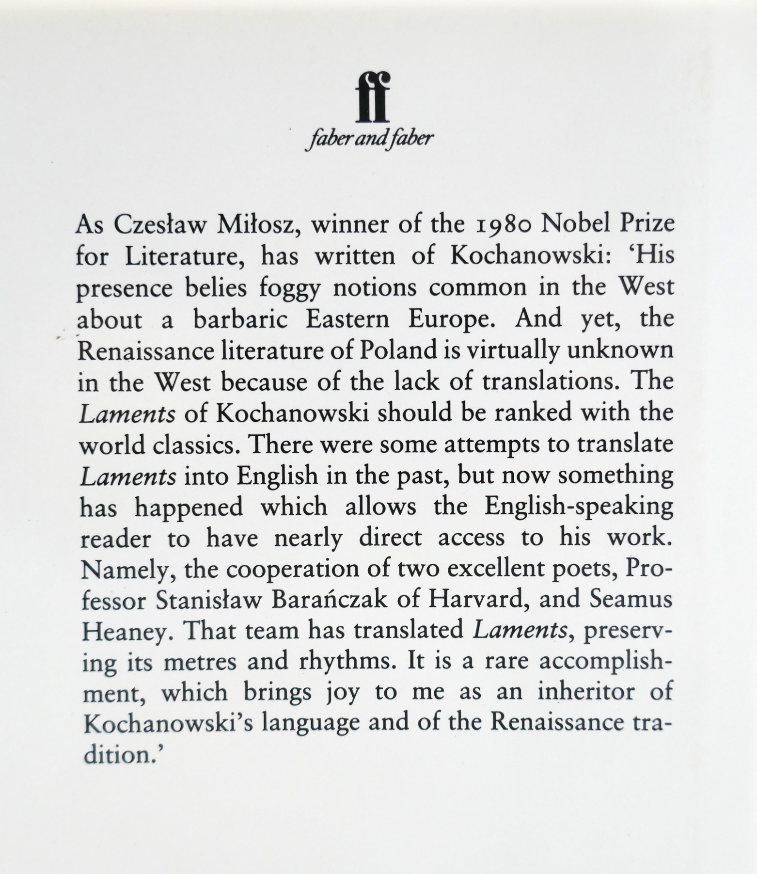 Laments Jan Kochanowski (1530 - 1584) - Image 4