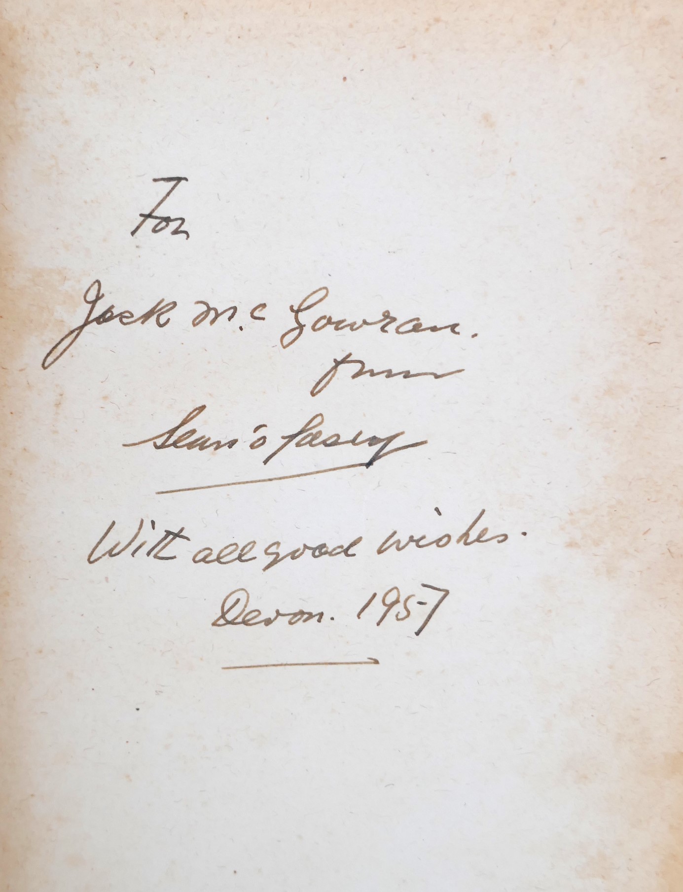 Collected Plays. Volume Four. Inscribed by the Author (1951) - Image 3