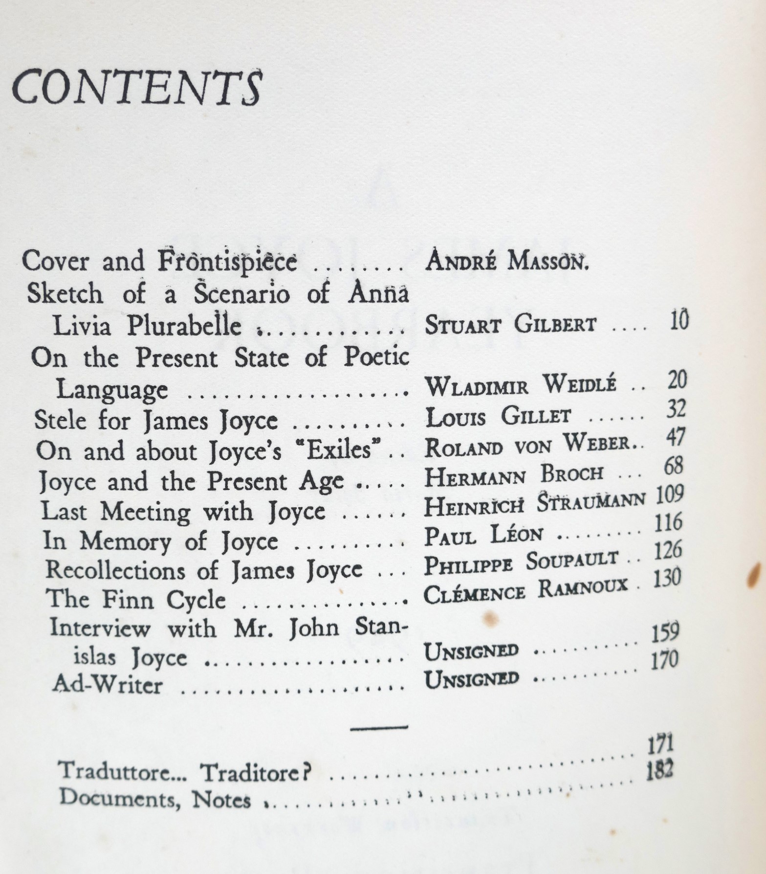 A James Joyce Yearbook. Inscribed Copy (1949) - Image 4