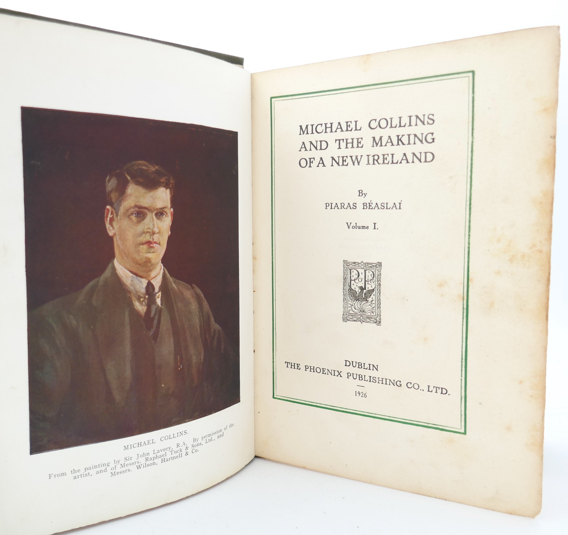 Michael Collins. The Making of a New Ireland. Inscribed Copy (1922) - Image 3