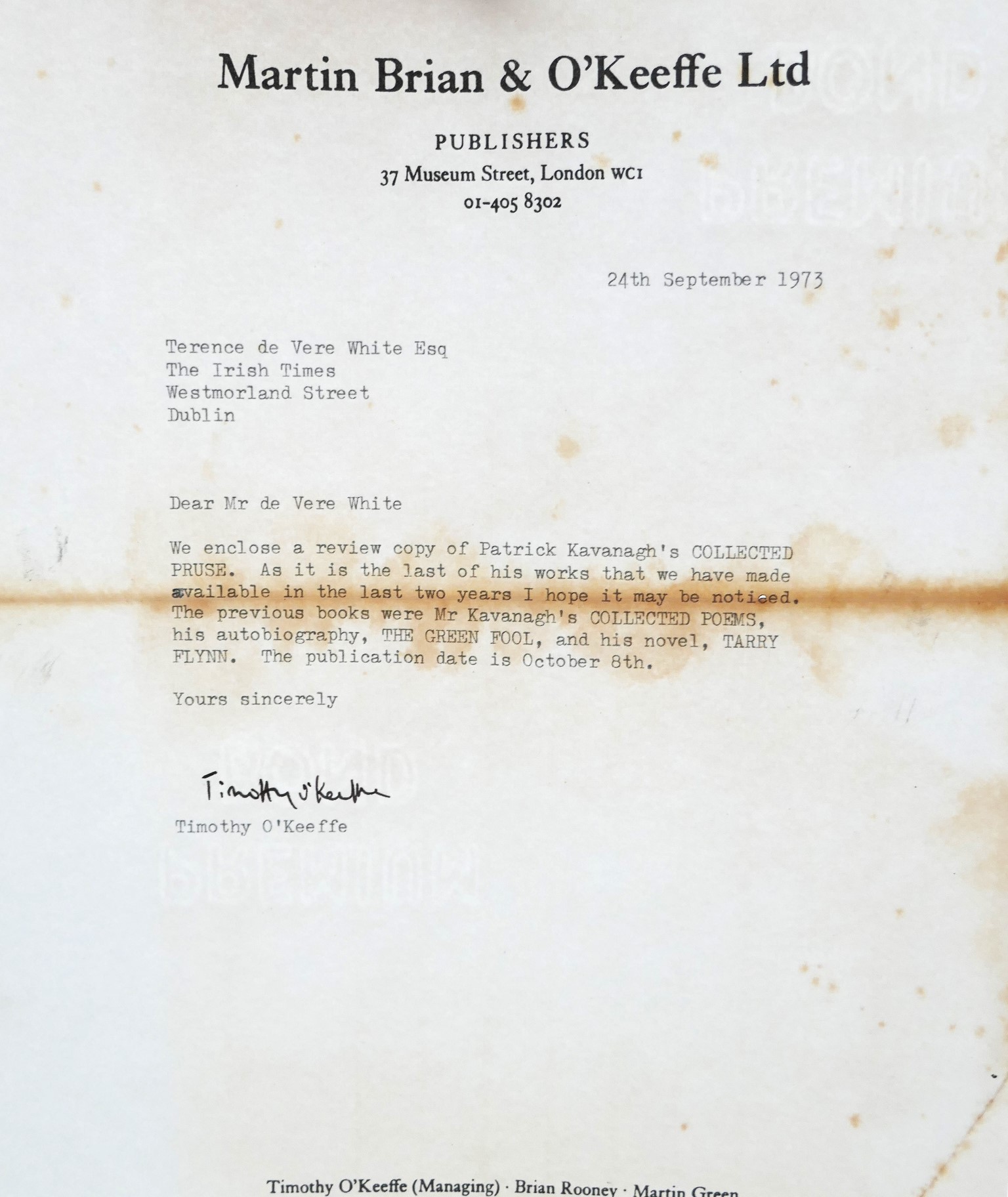 Collected Pruse. Review Copy (1973) - Image 7