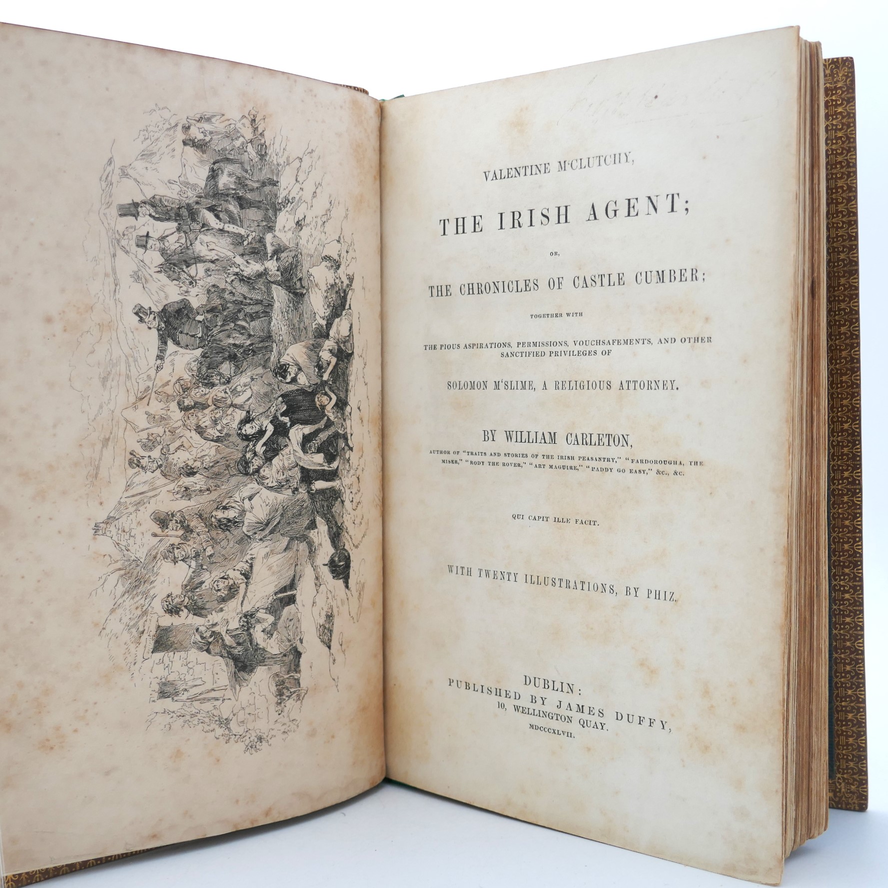 Valentine M'Clutchy, The Irish Agent. First Illustrated Edition (1856) - Image 5