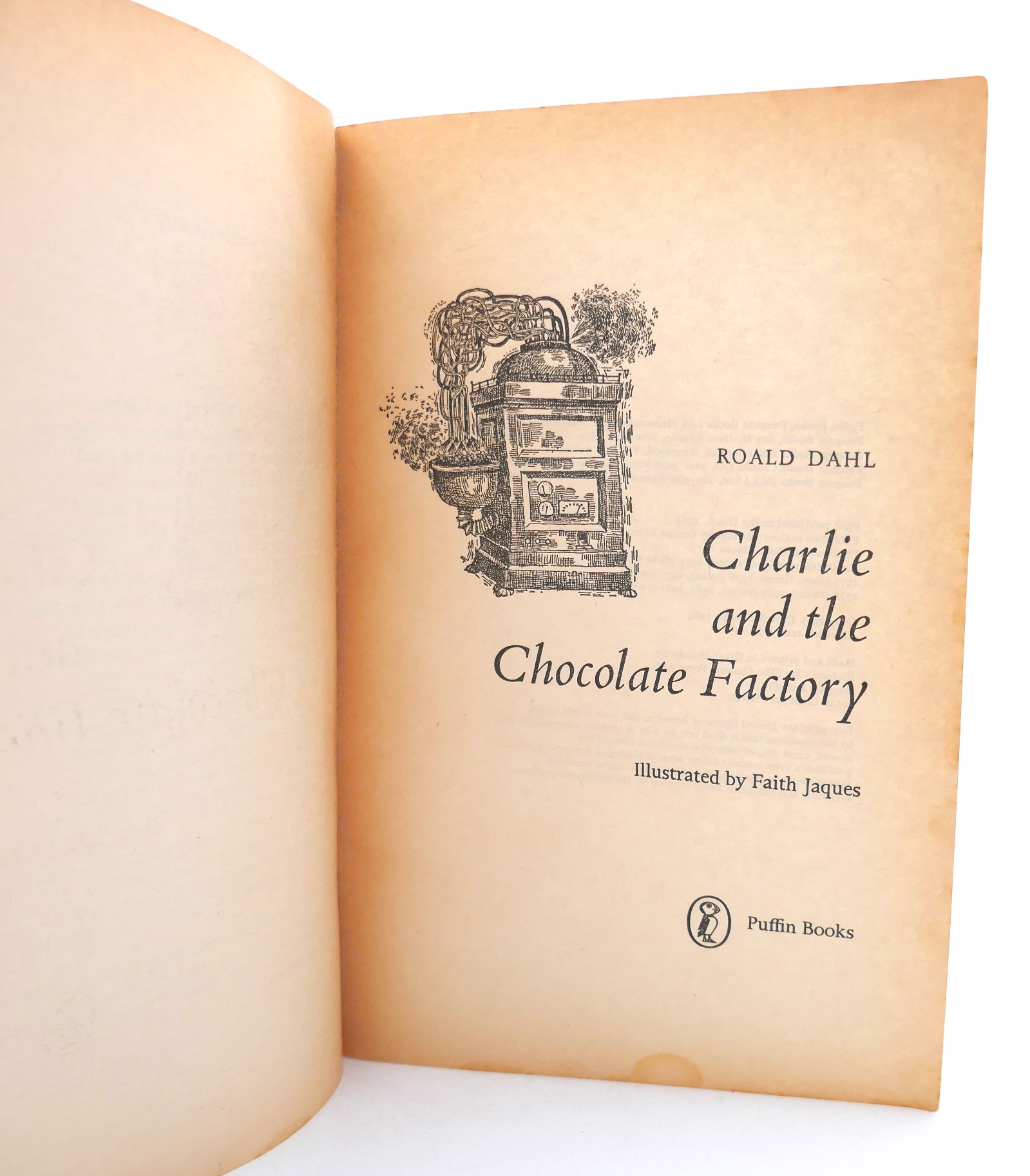 Charlie and the Chocolate Factory. Inscribed by the Author (1983) - Image 2