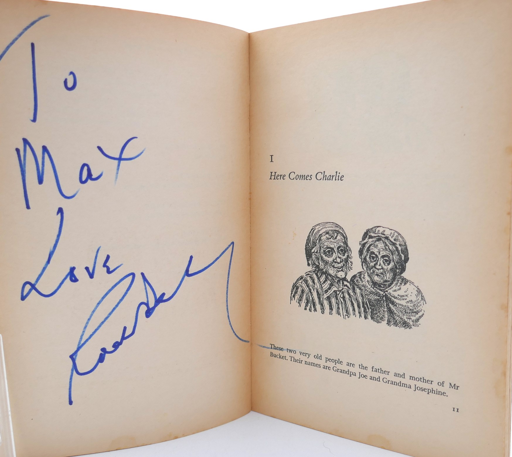Charlie and the Chocolate Factory. Inscribed by the Author (1983) - Image 3