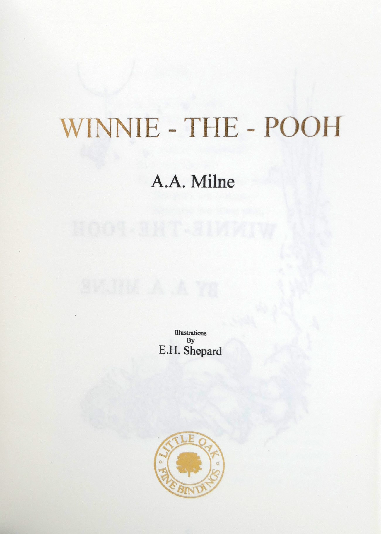Winnie-the-Pooh. Little Oak Fine Bindings ( 2023) - Image 4