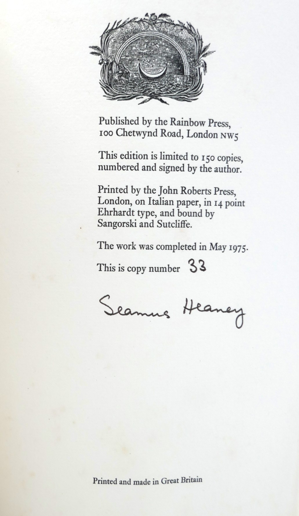 Bog Poems. Illustrated by Barrie Cooke (1975) - Image 9