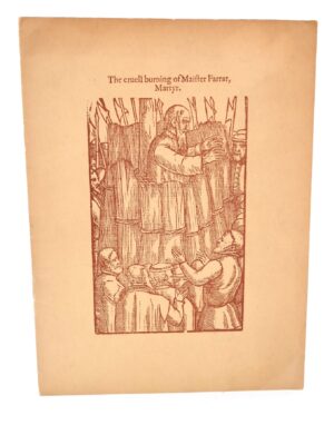 The Martyrdom of Bishop Farrar. With Manuscript Poem(1968)