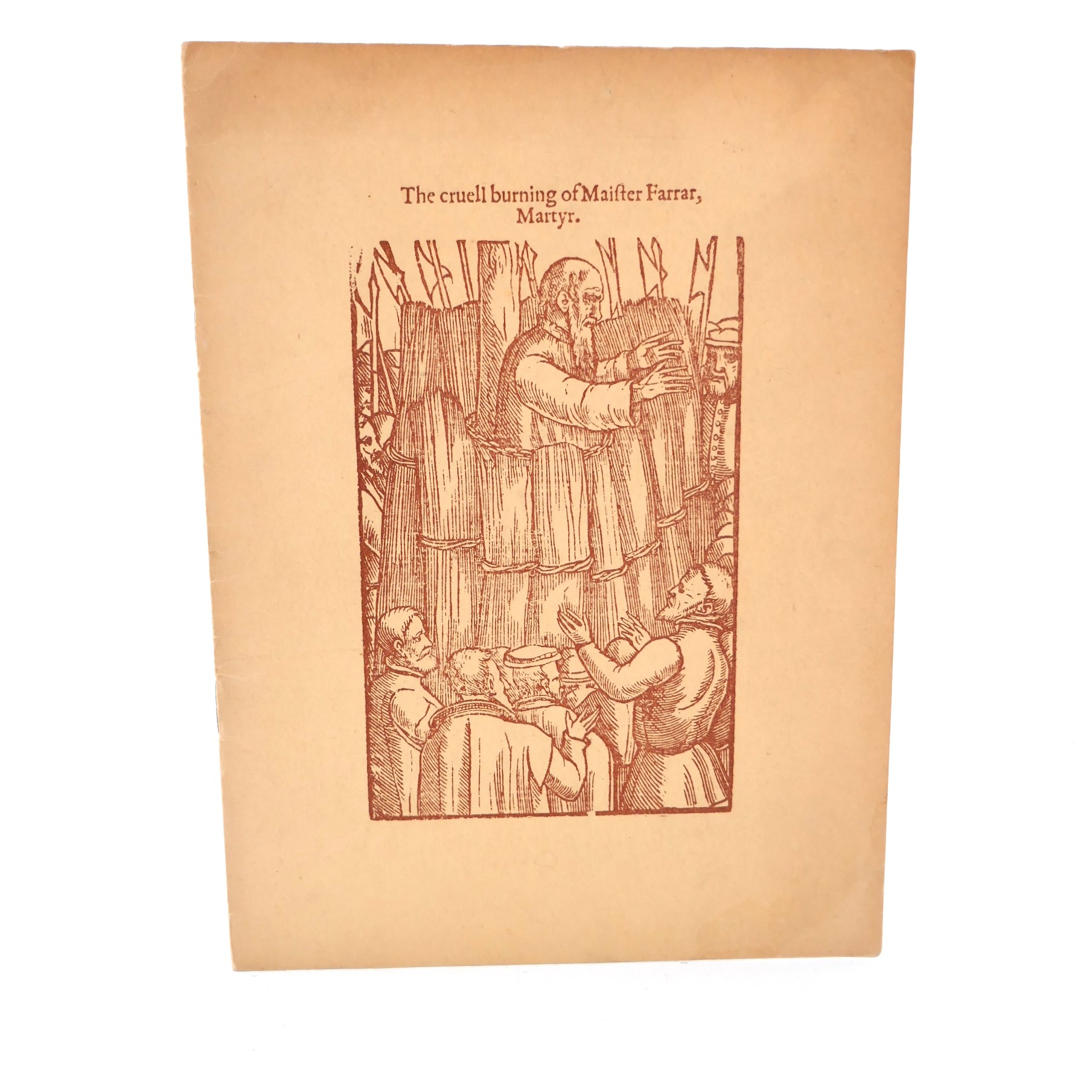 The Martyrdom of Bishop Farrar. With Manuscript Poem(1968)