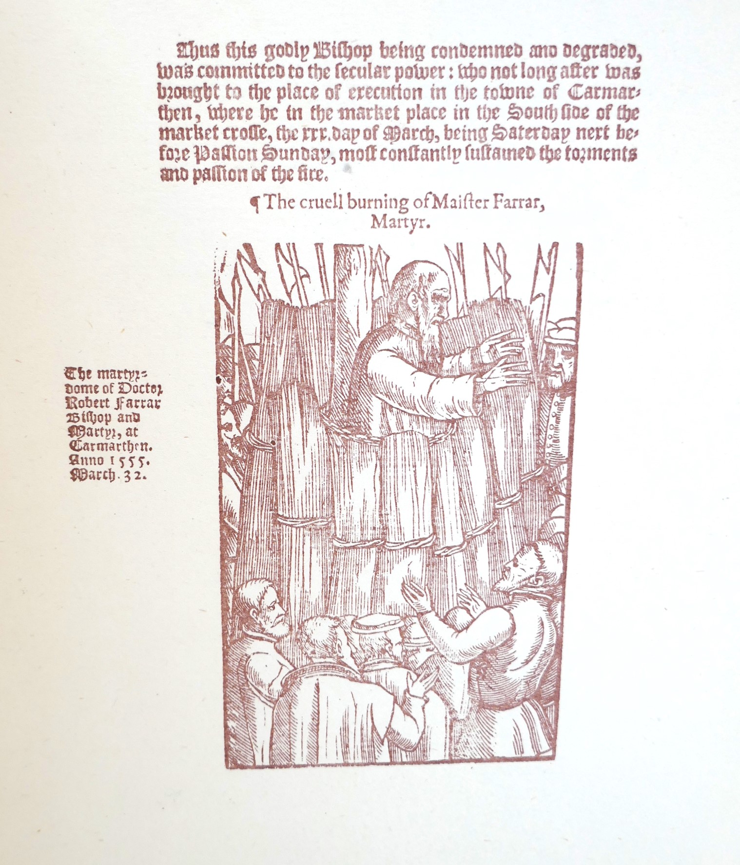 The Martyrdom of Bishop Farrar. With Manuscript Poem(1968) - Image 5