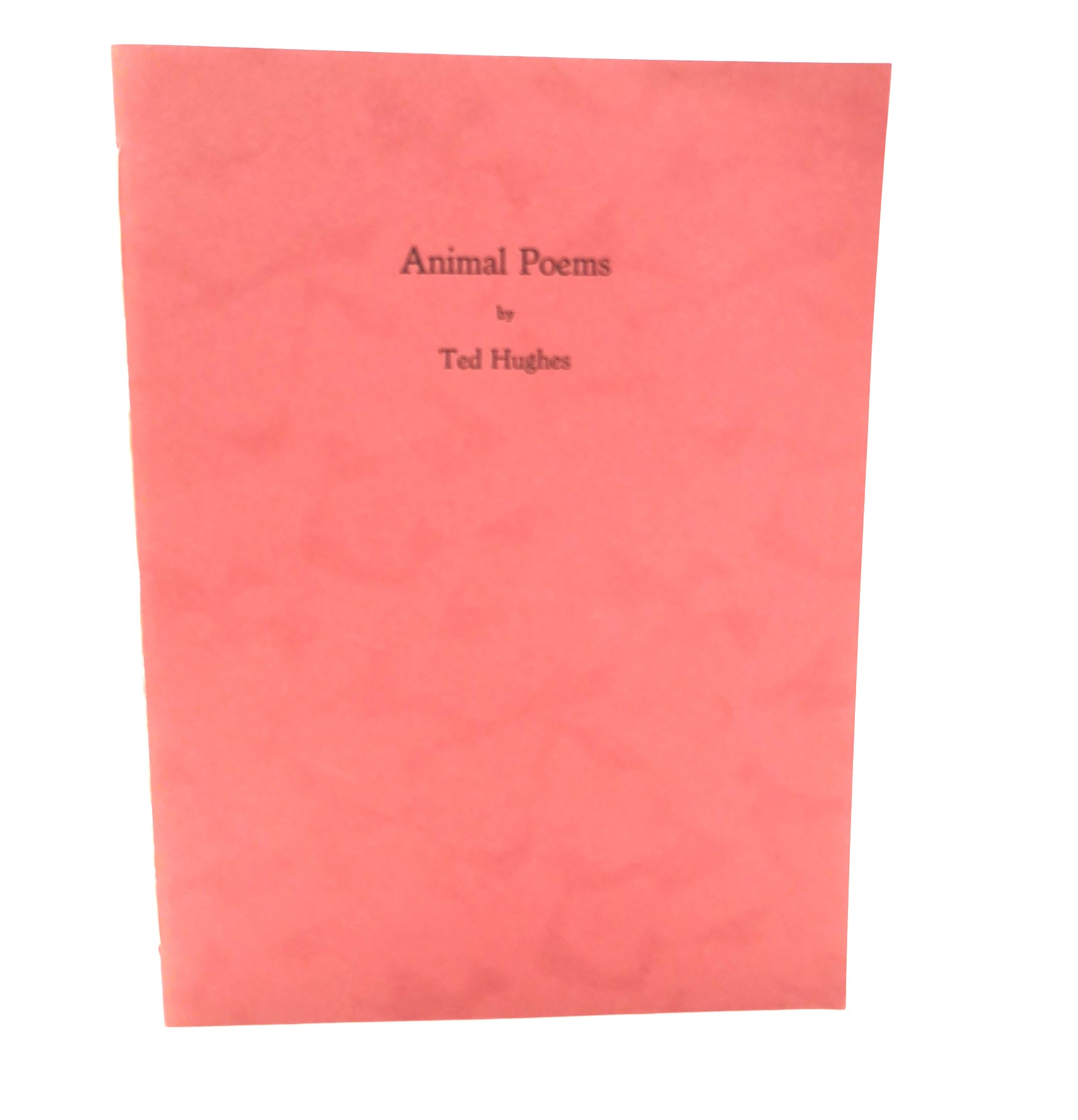 Animal Poems. with Manuscript Poem (1967)