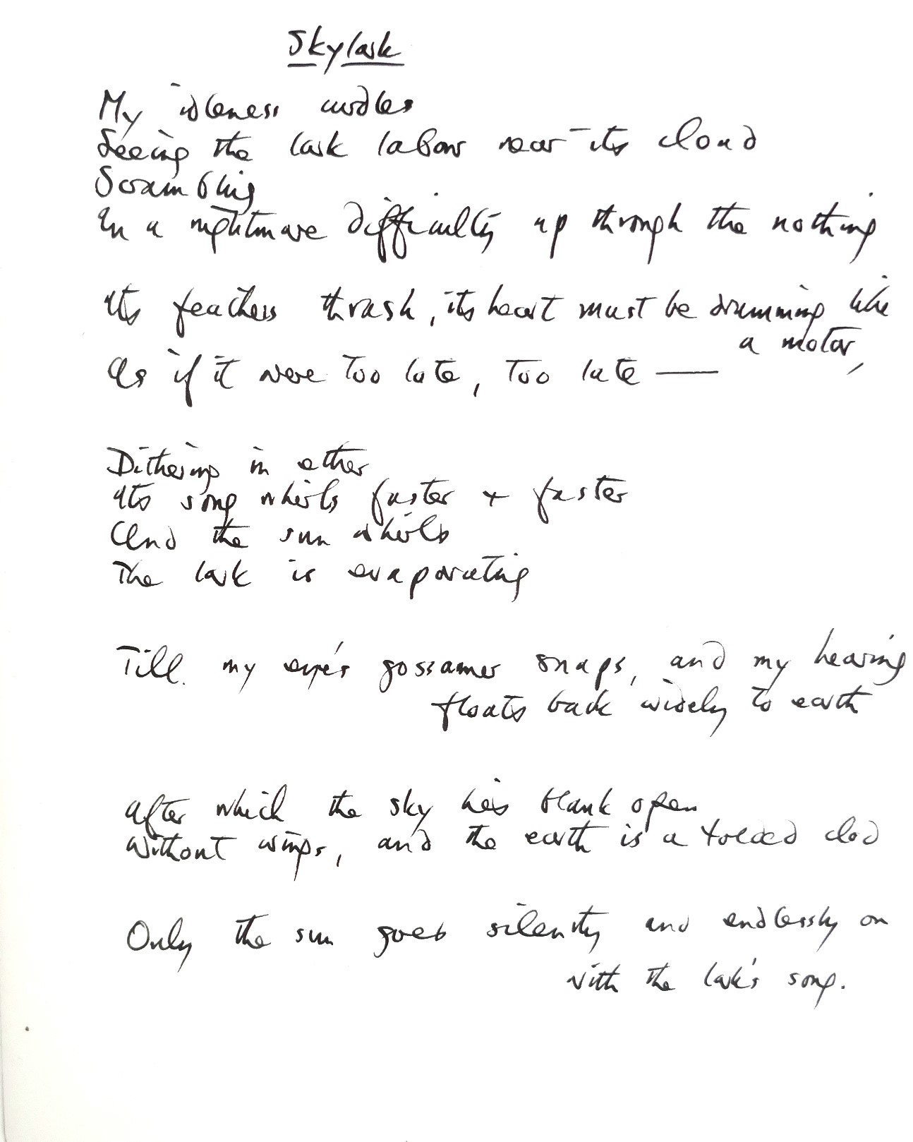 Animal Poems. with Manuscript Poem (1967) - Image 3