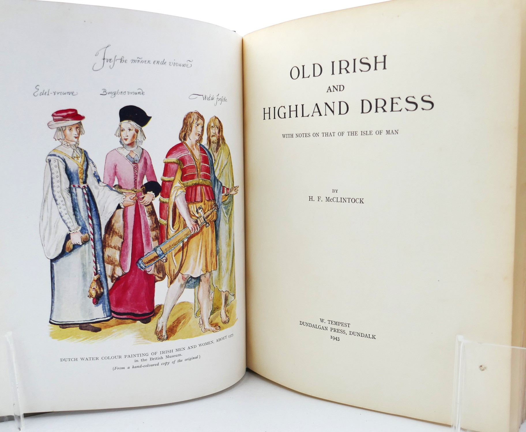 Old Irish & Highland Dress & that of the Isle of Man (1943) - Image 3