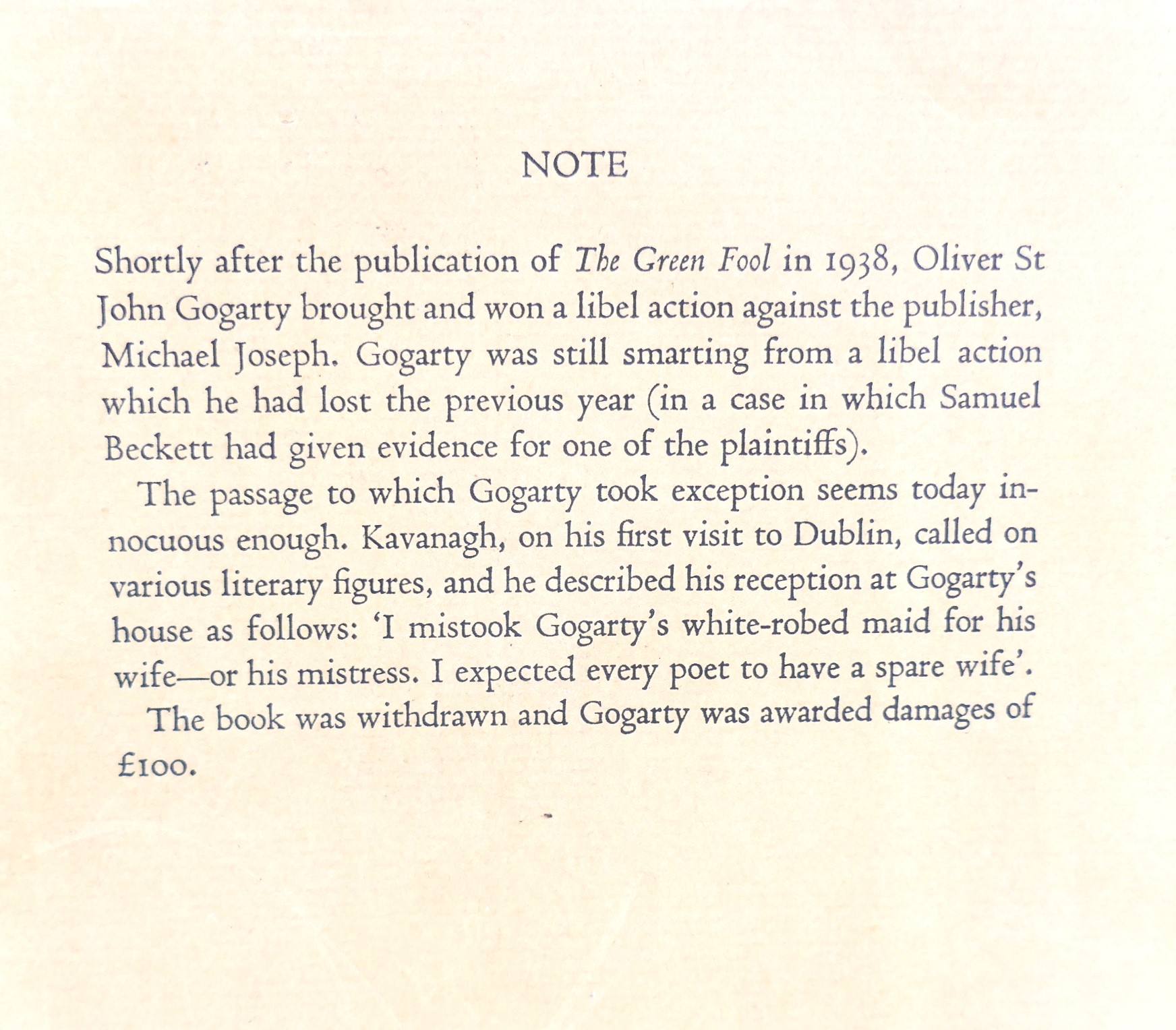 The Green Fool. Second Edition (1971) - Image 2