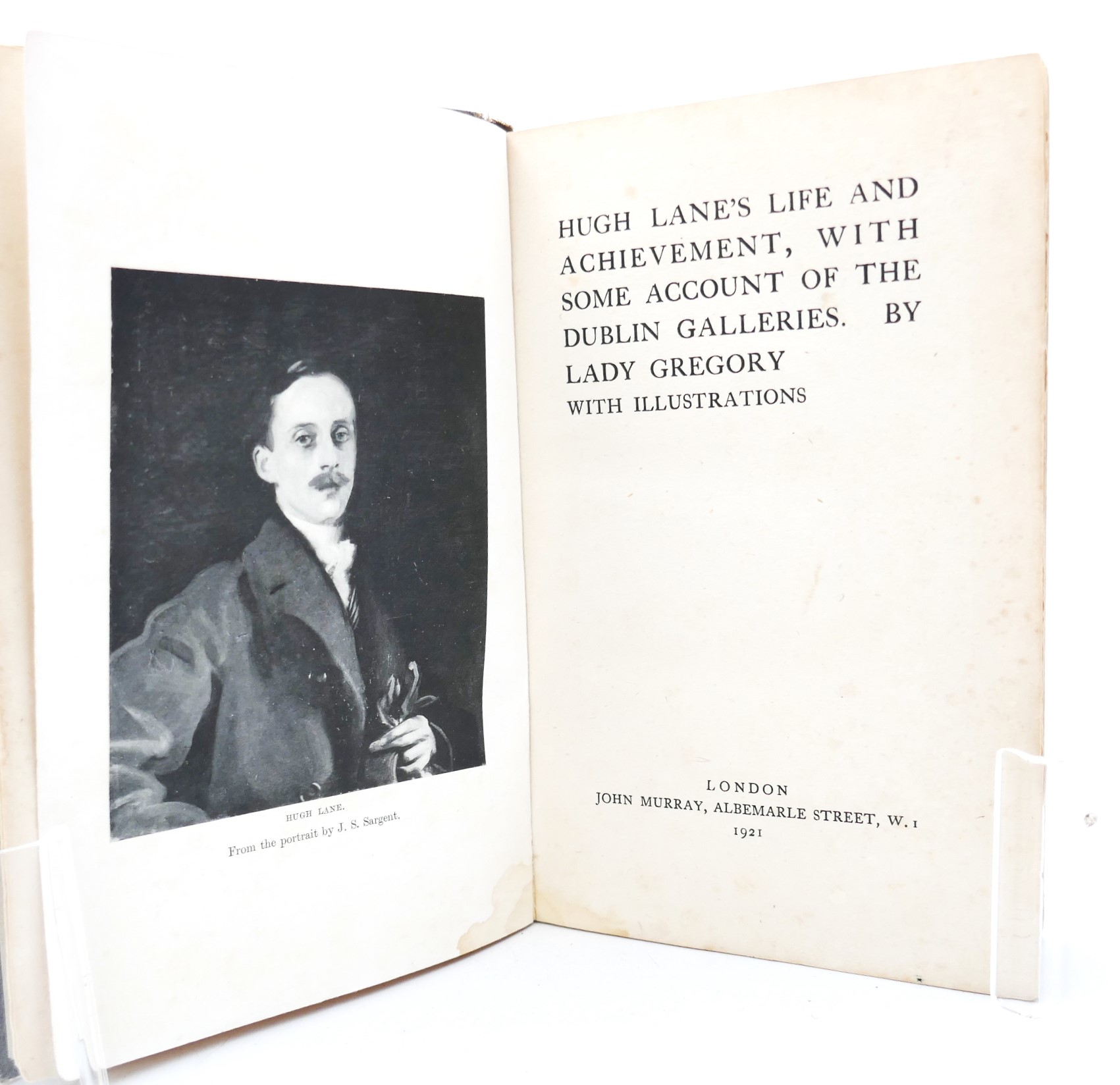 Hugh Lane's Life and Achievement. Presentation Copy (1921) - Image 2