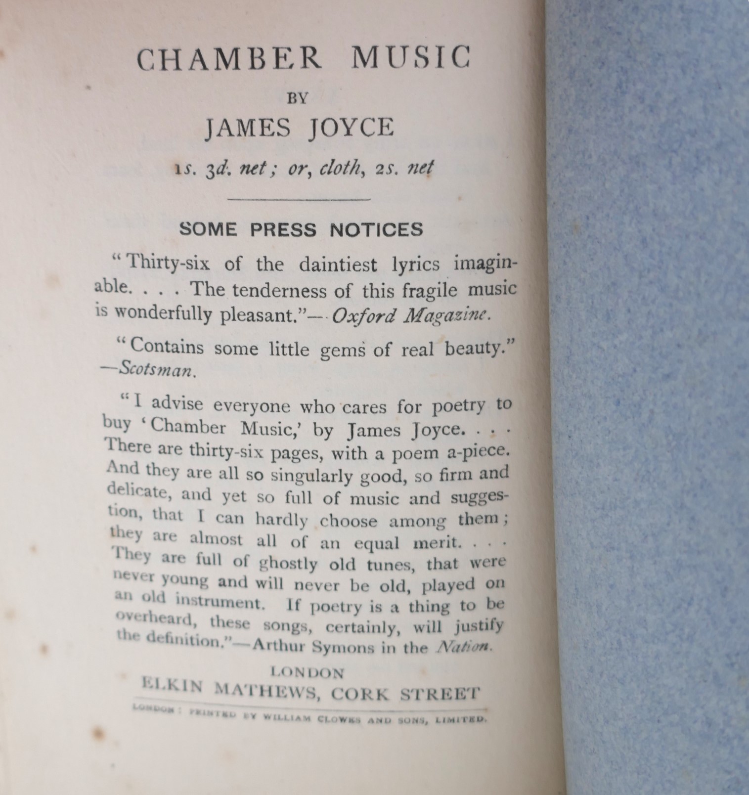 Chamber Music. Second Edition (1918) - Image 4