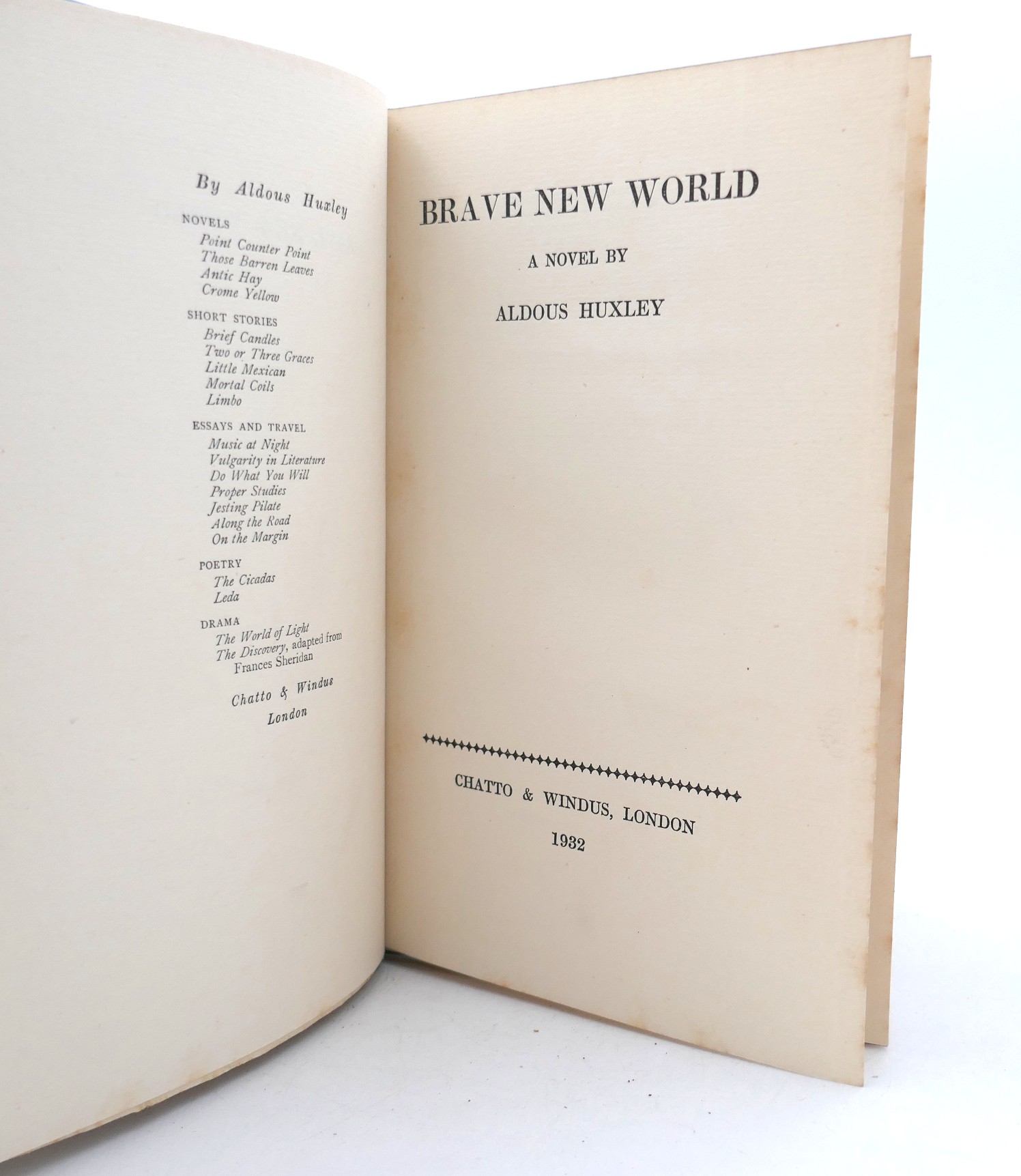 Brave New World. First Edition (1932) - Image 6