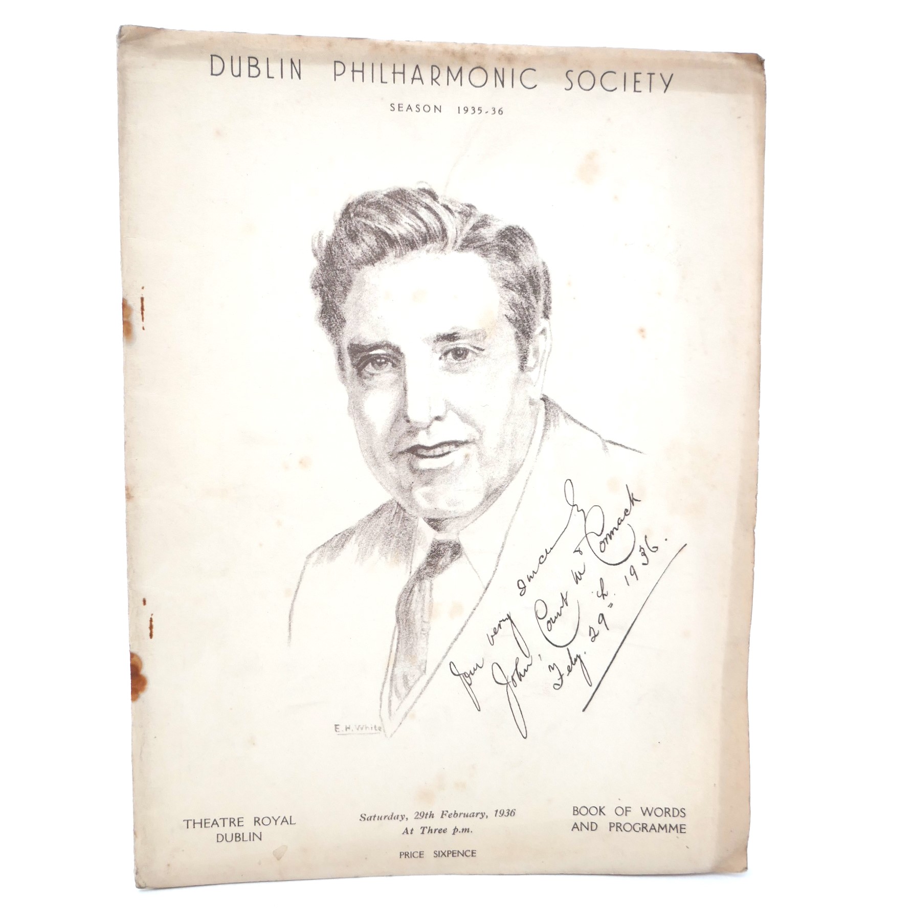 Dublin Philharmonic Society. Season 1935-36