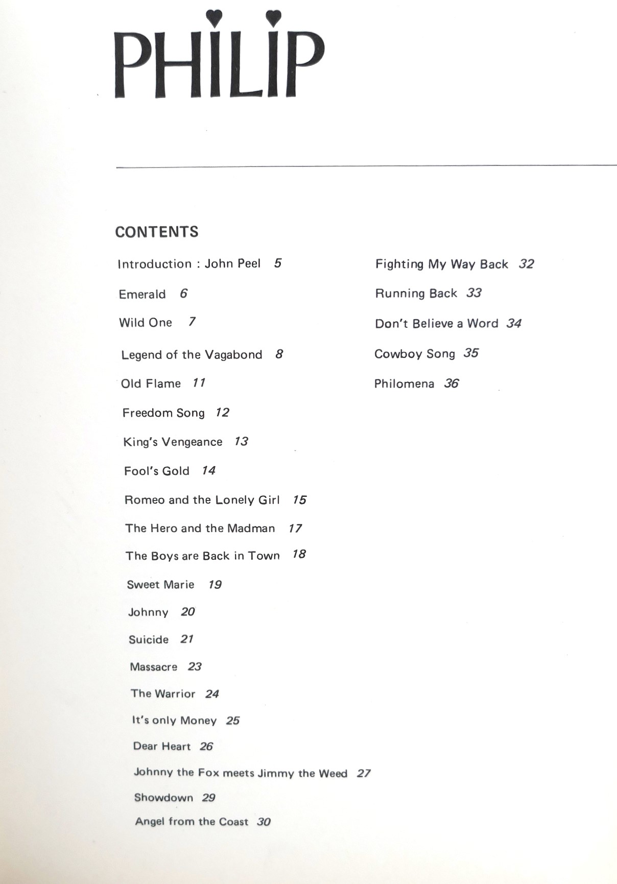 'Philip.' Introduction by John Peel (1977) - Image 3