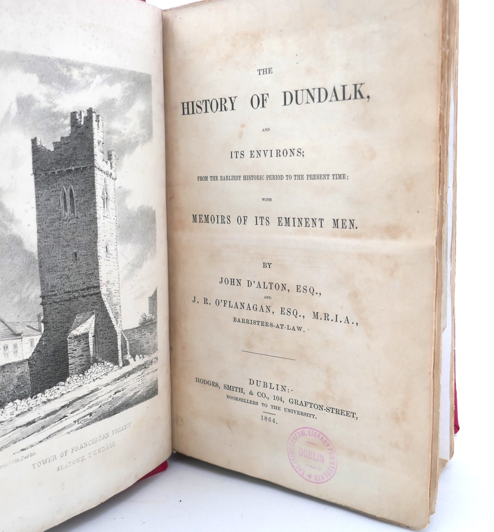 The History of Dundalk and its Environs. Presentation Copy (1864) - Image 2