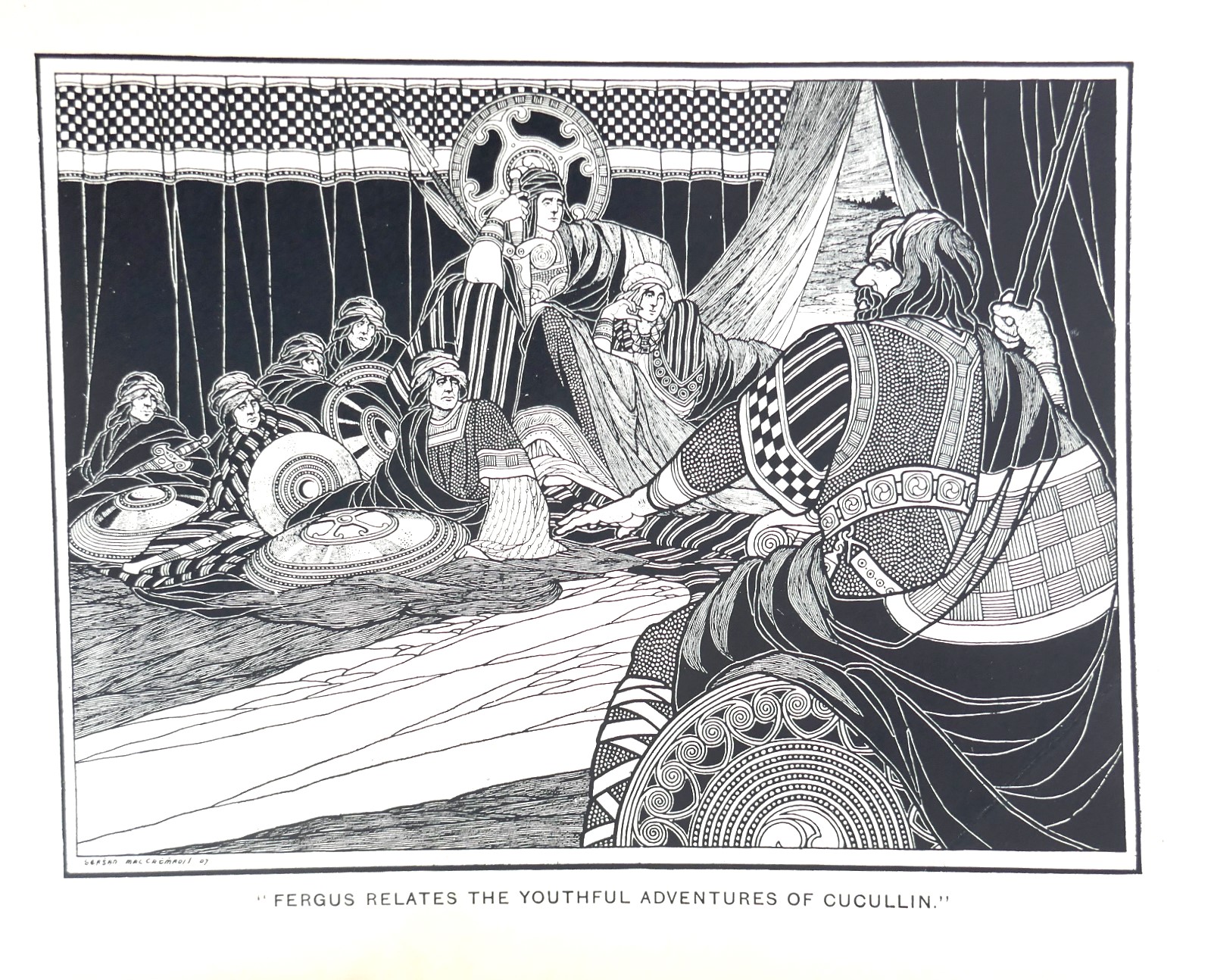The Tain. Illustrated by Seaghan Mac Cathmhaoil (1924) - Image 2
