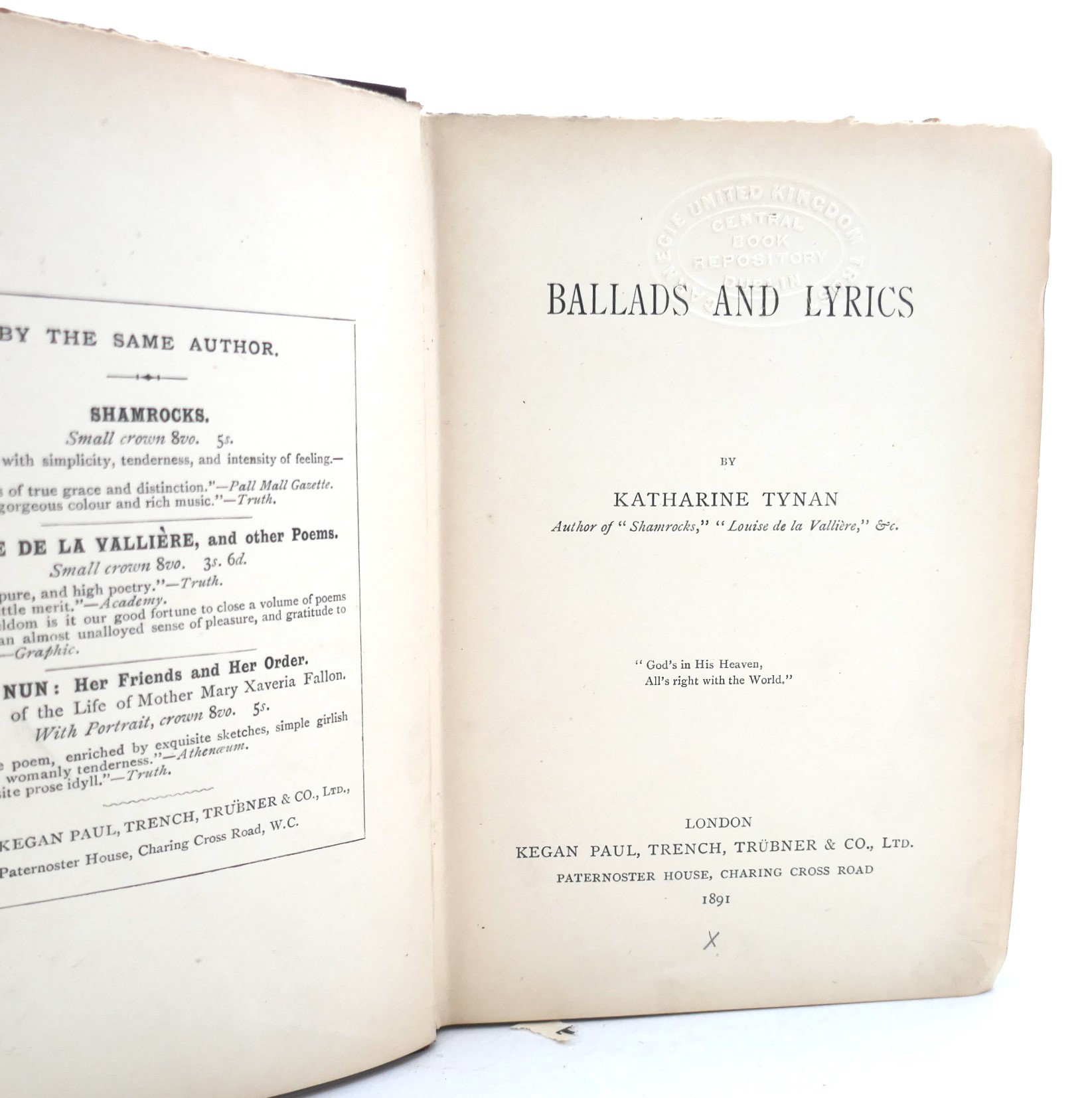 Ballads and Lyrics (1891) - Image 2