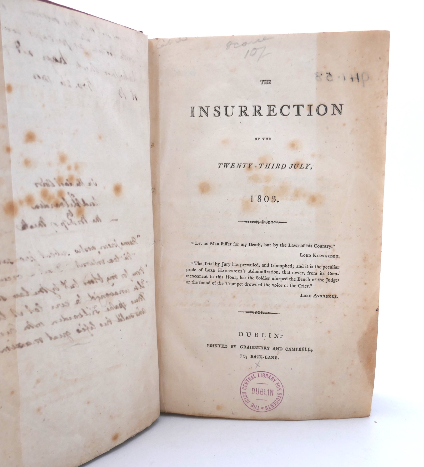 The Insurrection of the Twenty-Third July, 1803 - Image 2