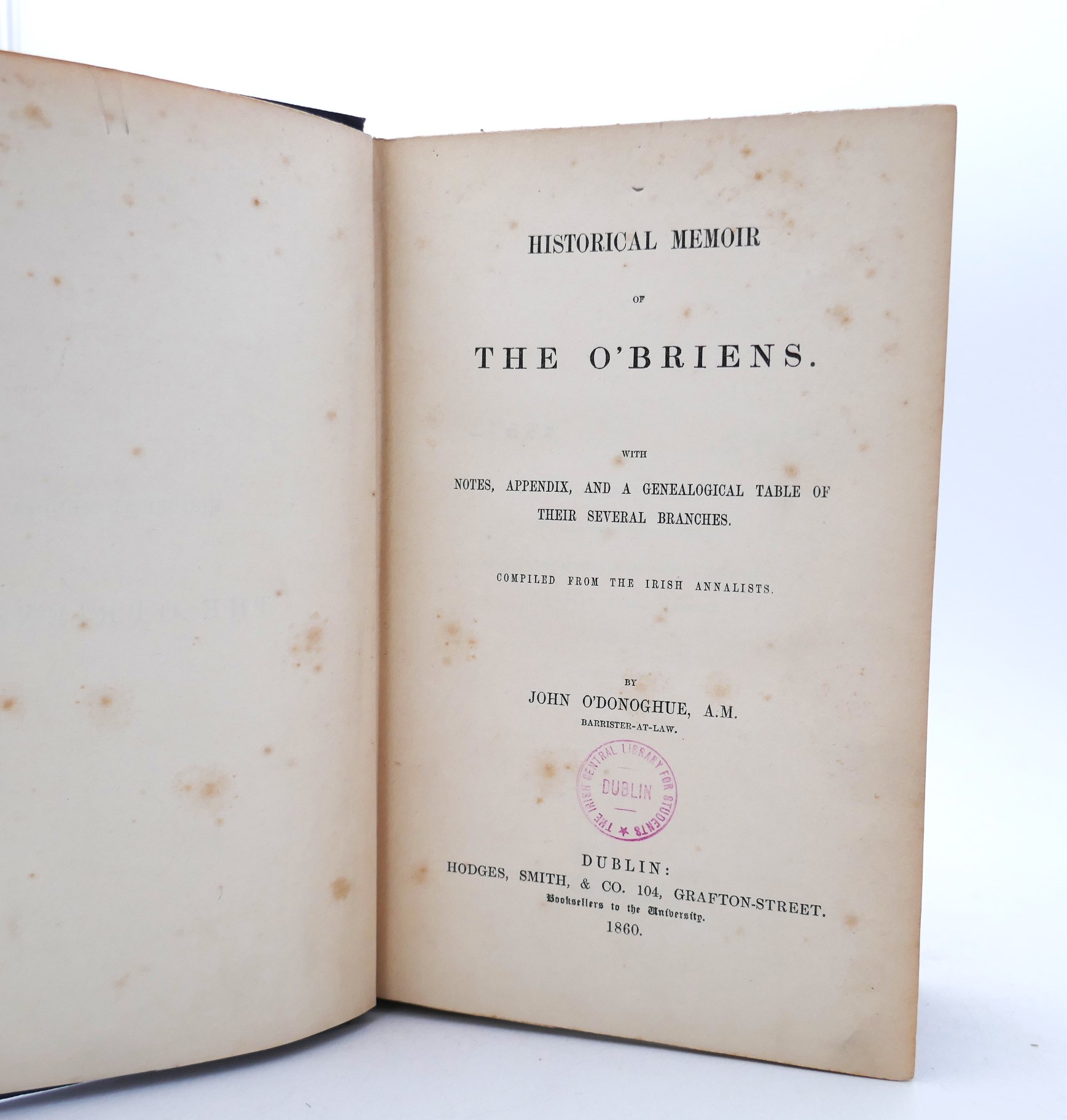 Historical Memoir of the O'Briens (1860) - Image 2