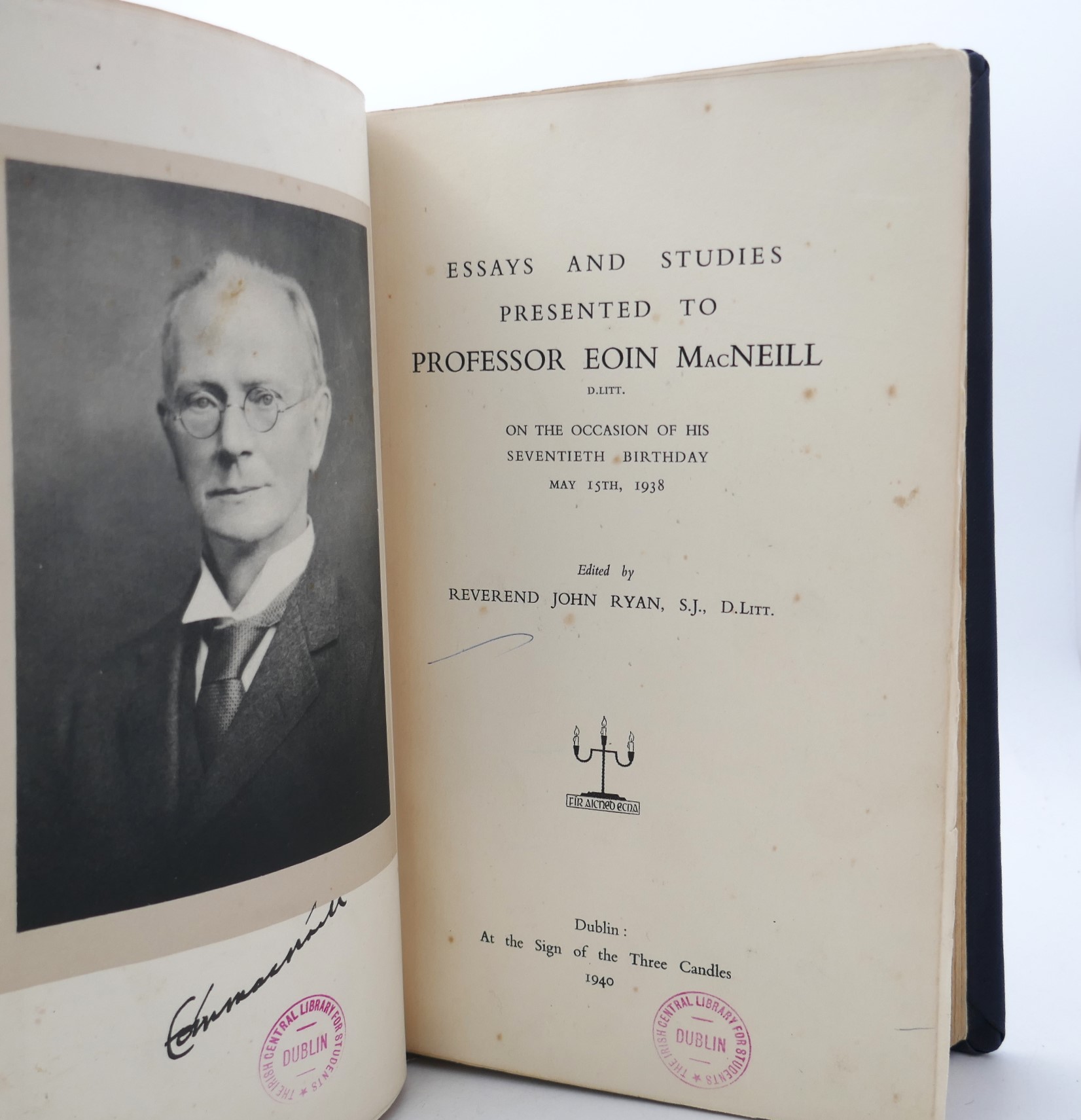 Essays and Studies Presented to Professor Eoin MacNeill (1940) - Image 2