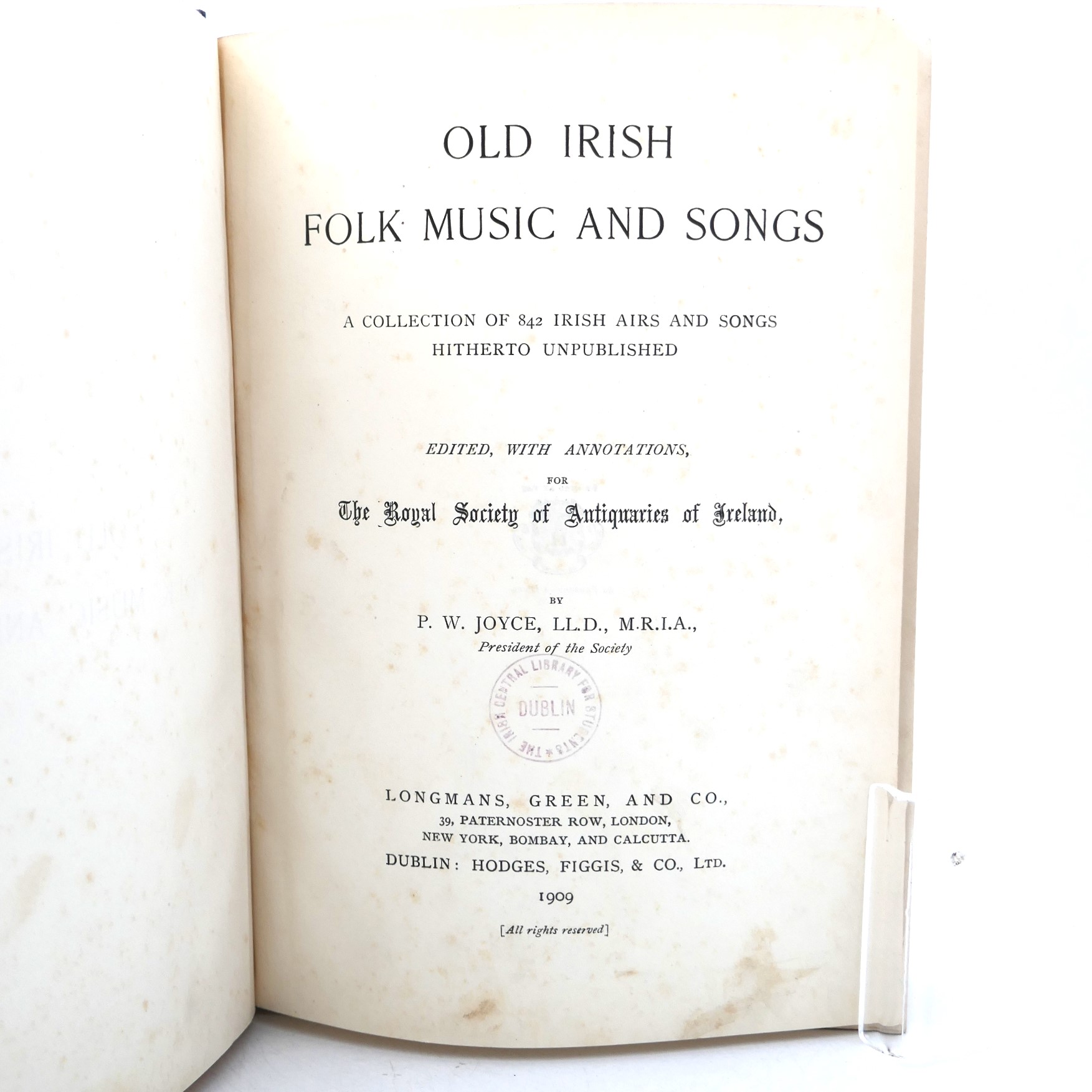 Old Irish Folk Music and Songs (1909) - Image 2