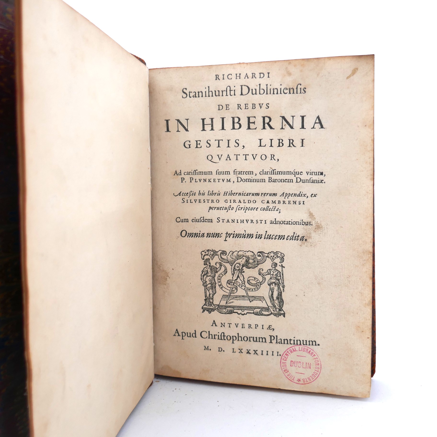 De Rebus In Hibernia Gestis. First Edition (1584) - Image 2