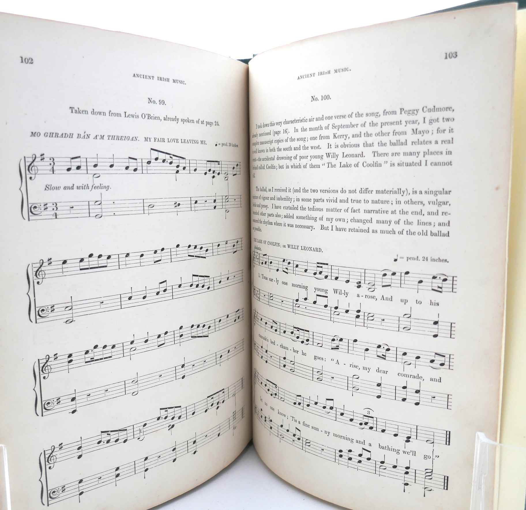 Ancient Irish Music. Presentation Copy (1890) - Image 5